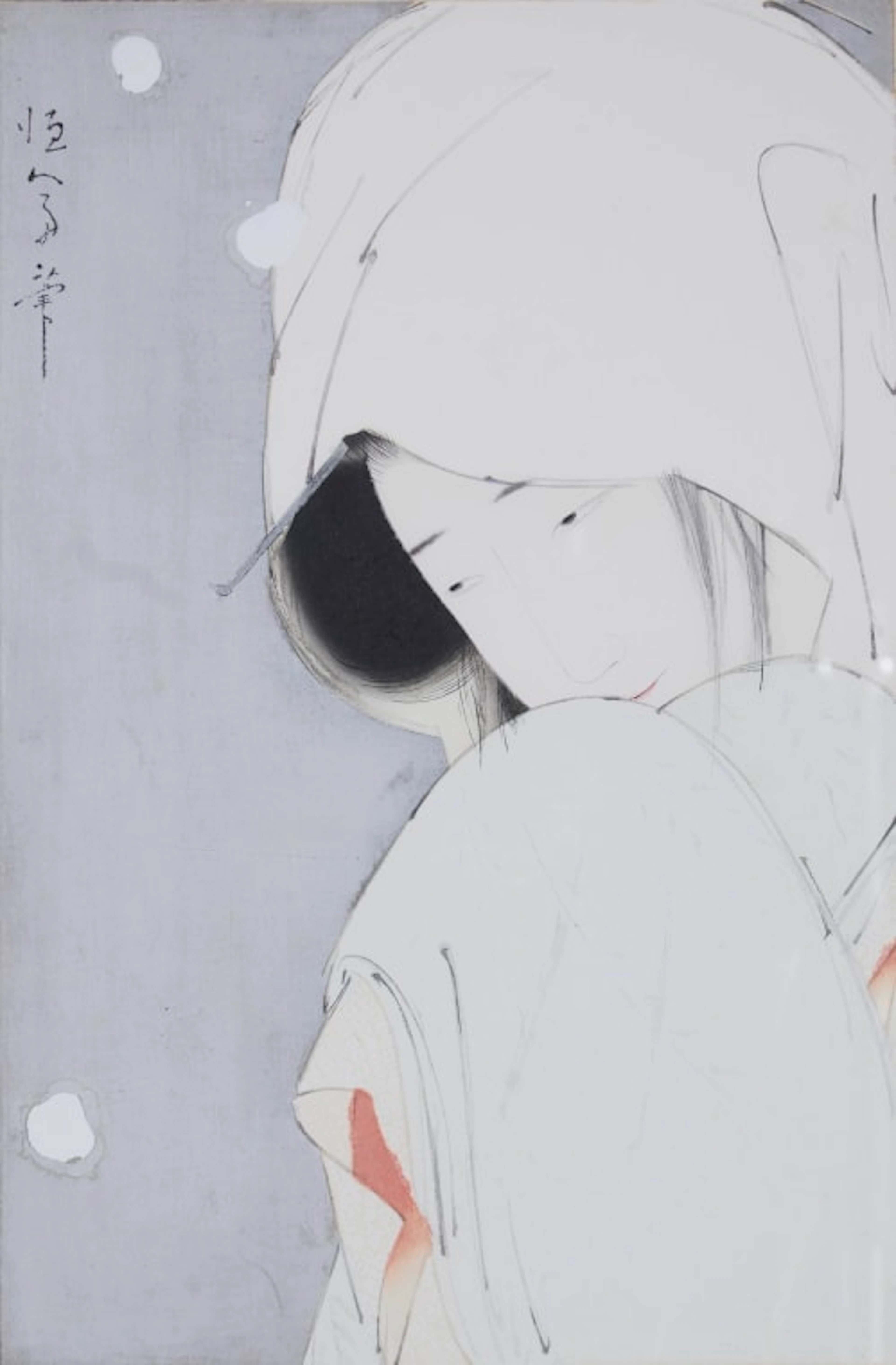 Kitano Tsunetomi; The Heron Maiden (Sagi Musume)
