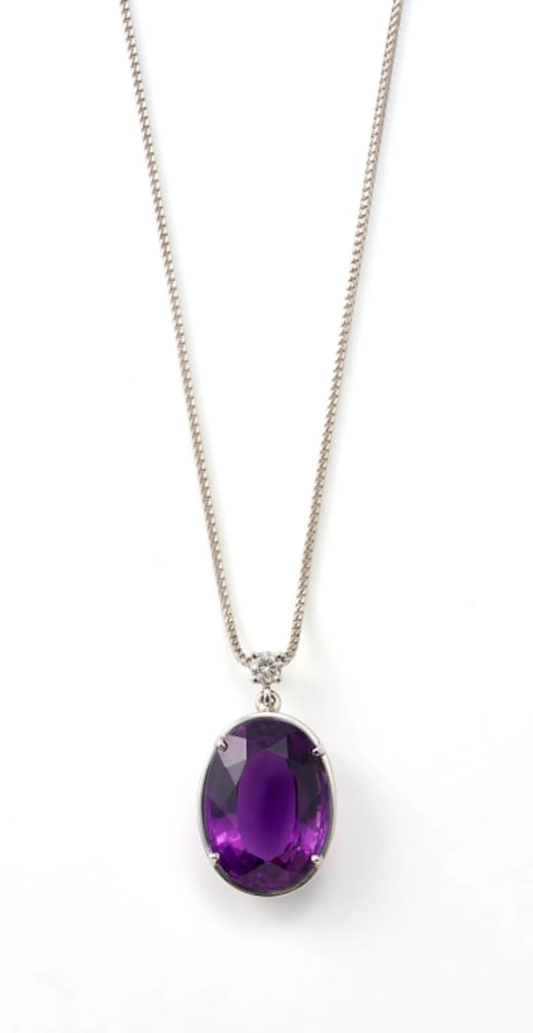 Amethyst pendant and necklace