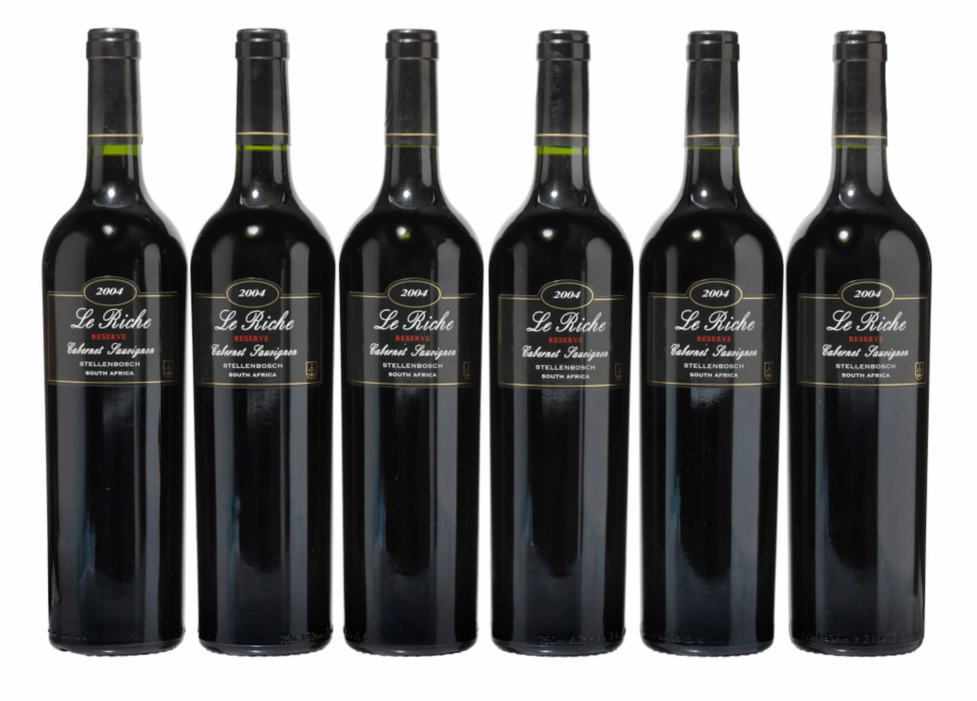 Le Riche; Reserve Cabernet Sauvignon; 2004; 6 (1 x 6); 750ml