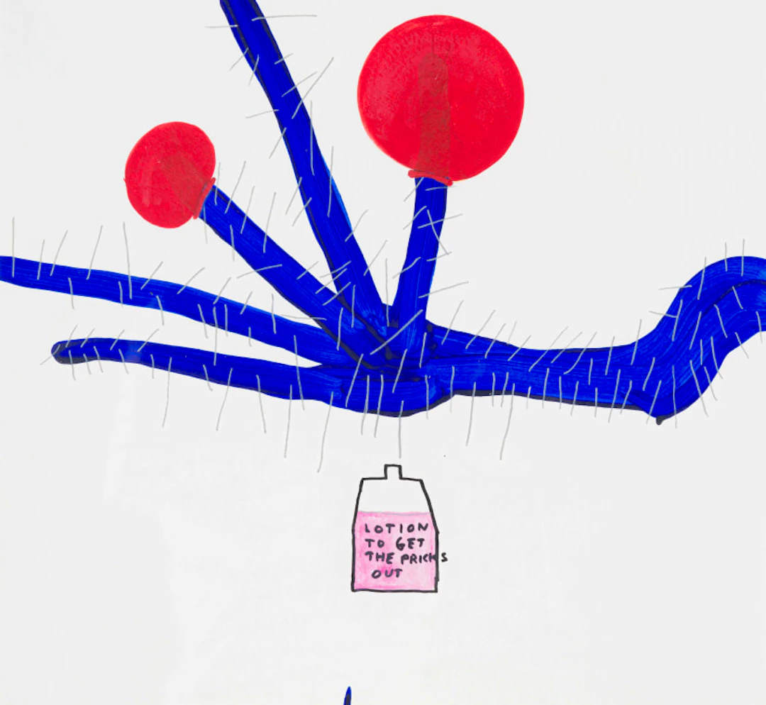 David Shrigley; Lotion to Get the Pricks Out