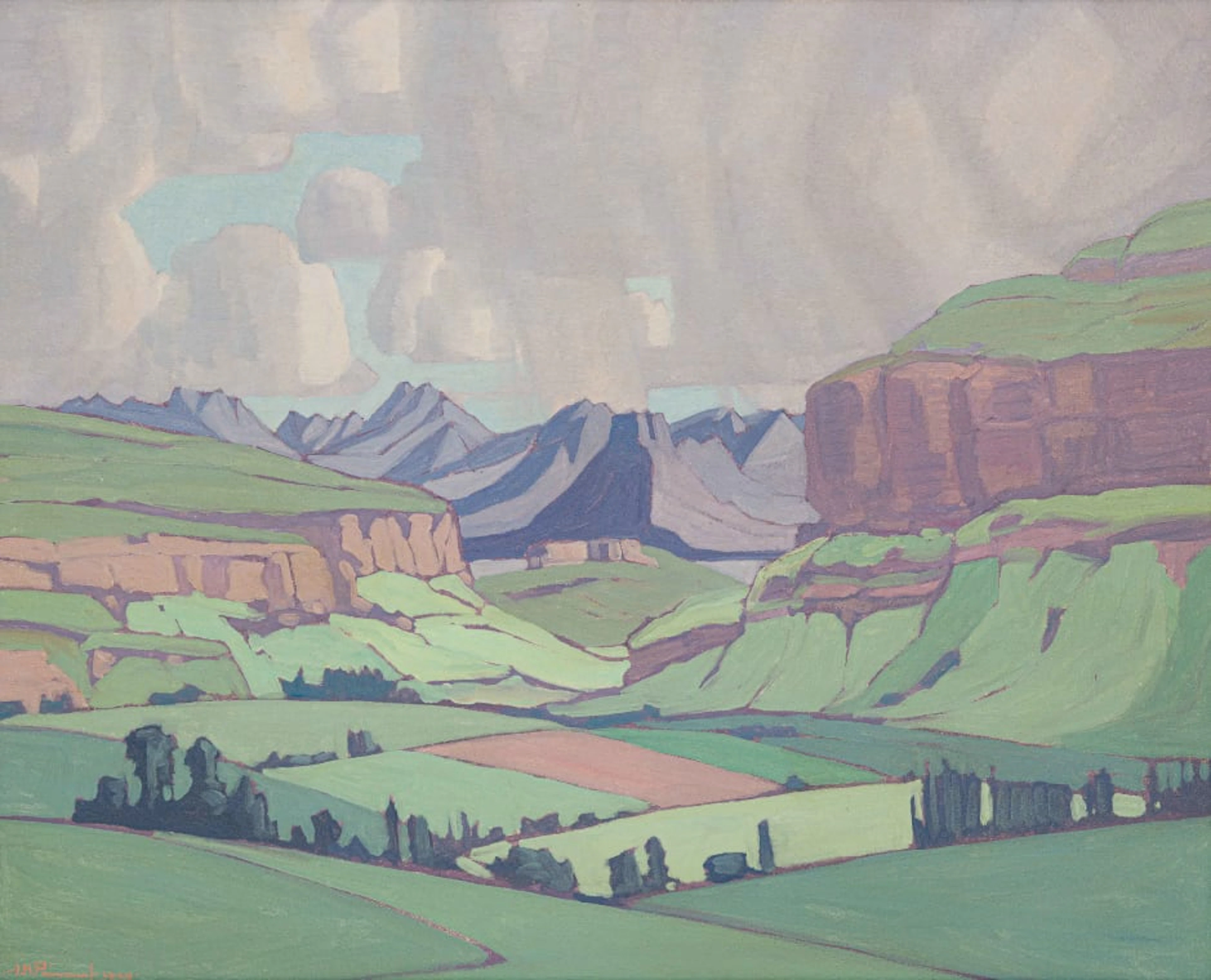 Jacob Hendrik Pierneef; Naby Ficksburg, Oos Vrystaat (Near Ficksburg