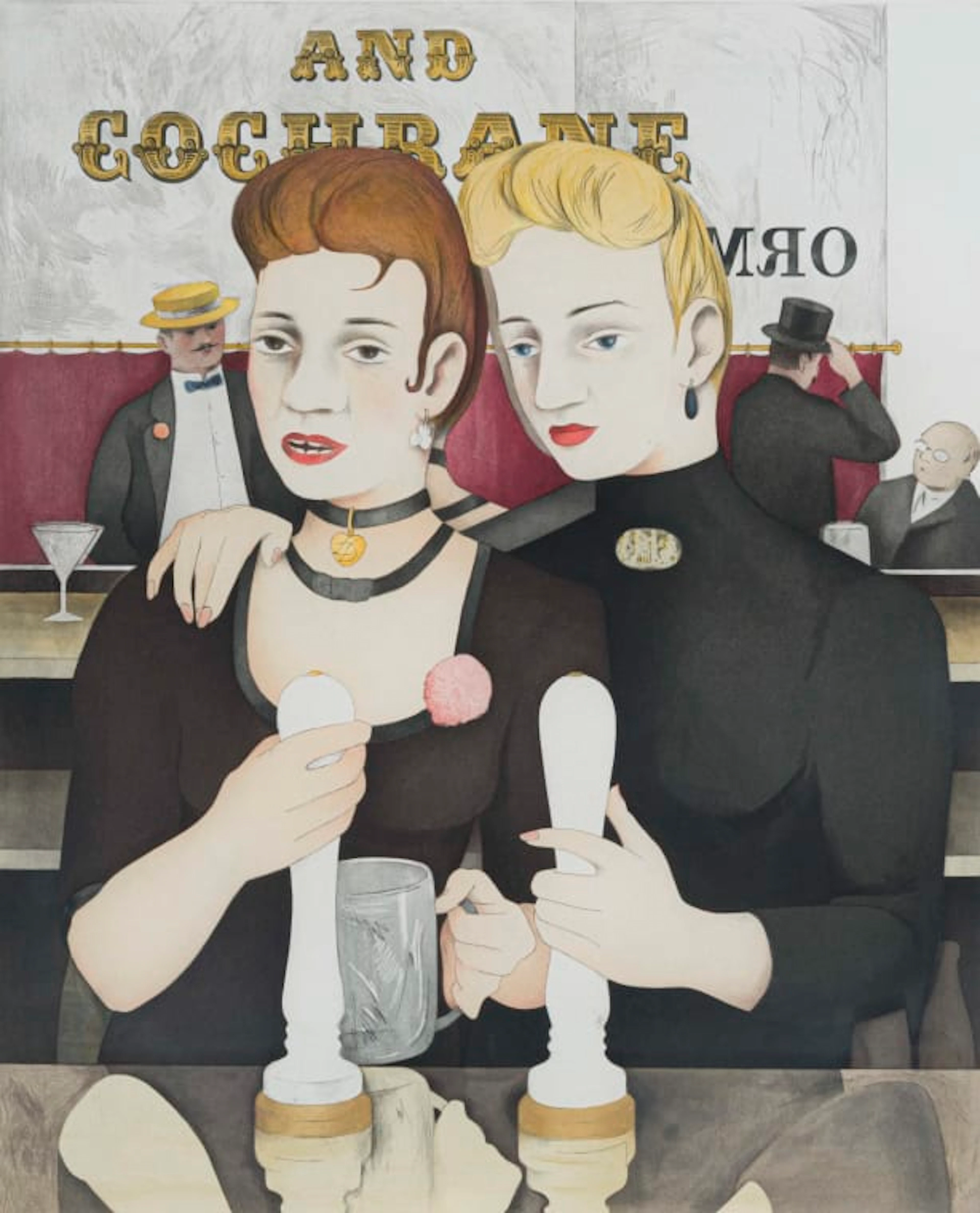Richard Hamilton; Bronze by Gold