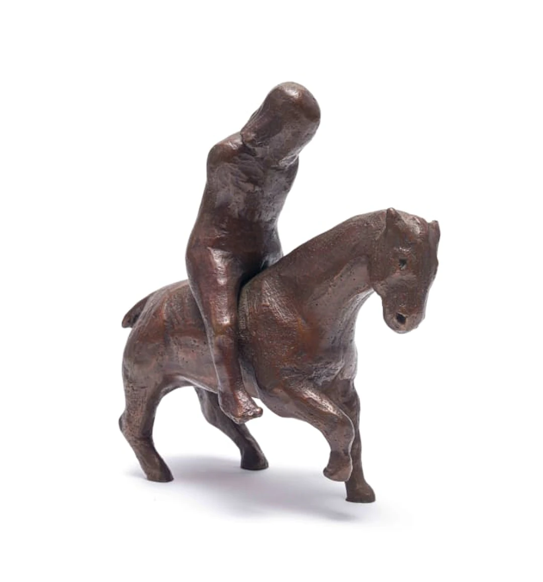 Wilma Cruise; Horse and Hooded Rider