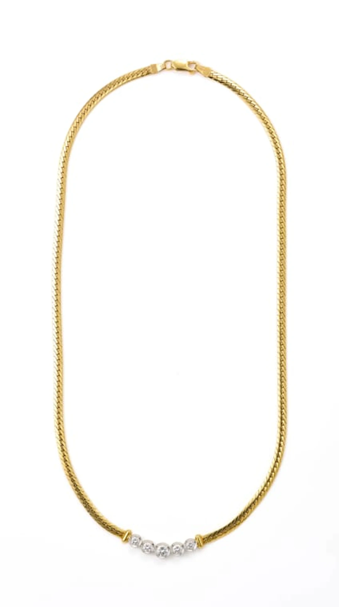 Diamond Italian gold chain