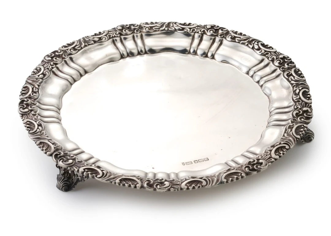 An Edward VII silver salver, Joseph Rodgers & Sons, Sheffield, 1904