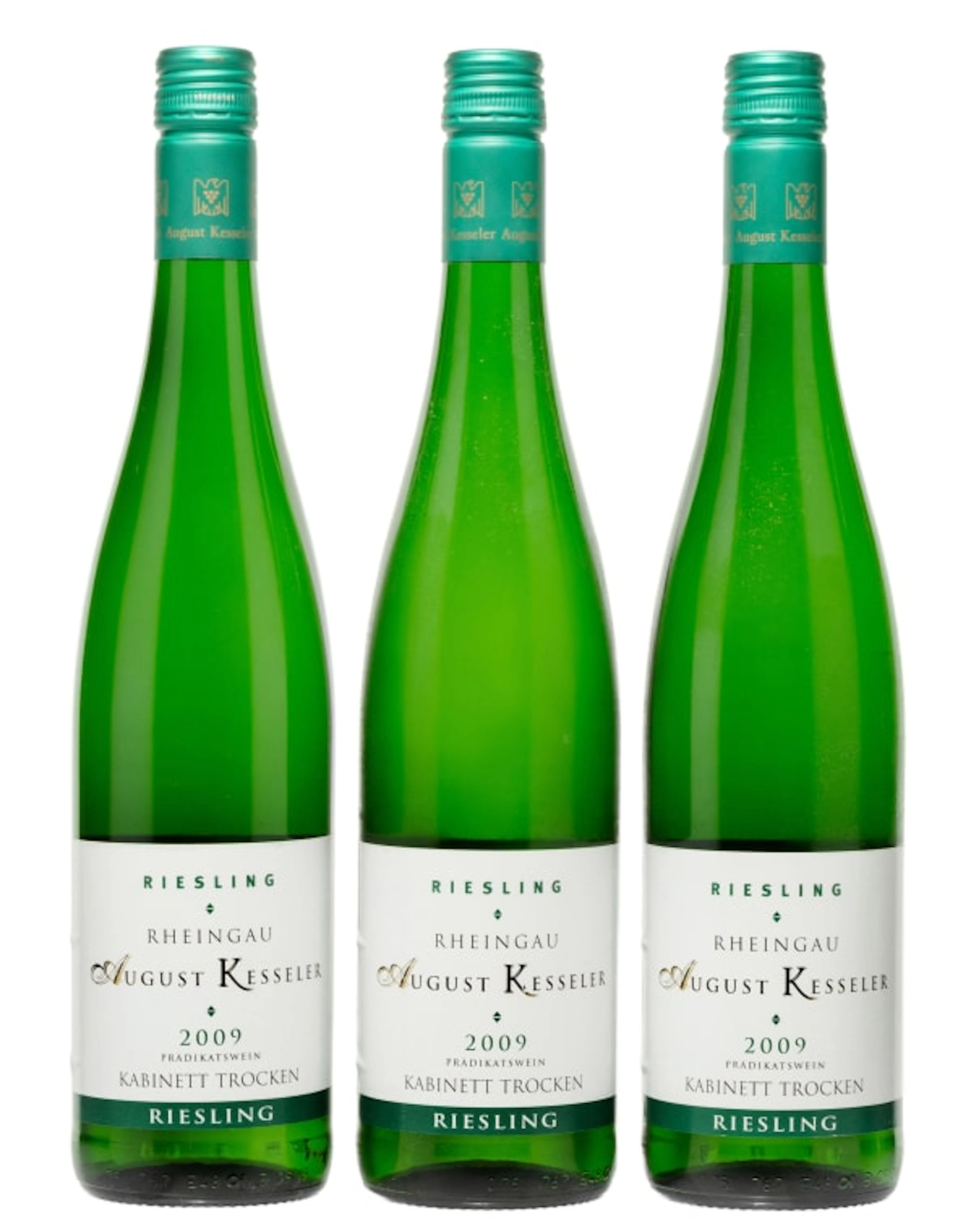 August Kesseler; Riesling Kabinett Trocken; 2009; 3 (1 x 3); 750ml