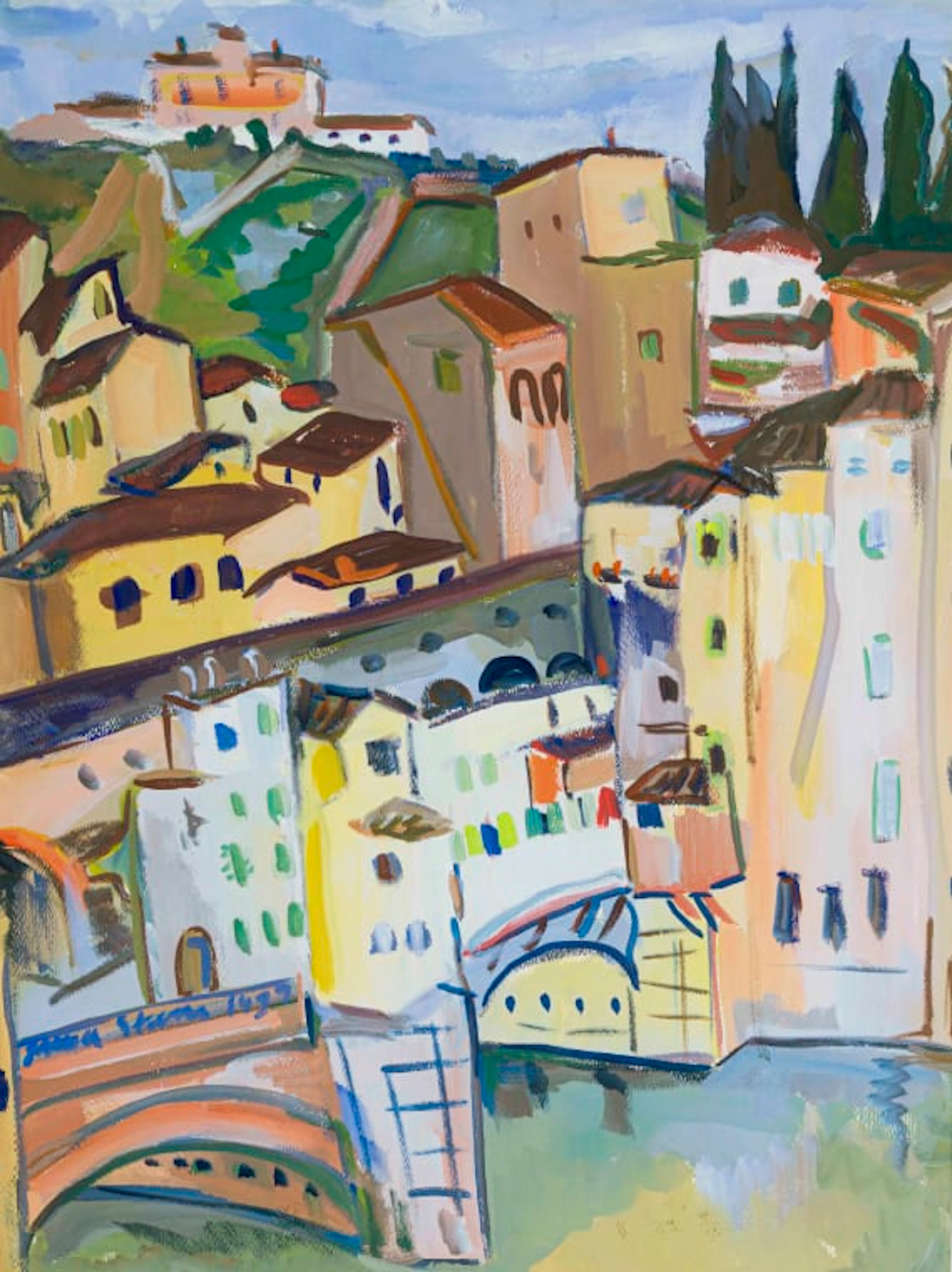 Irma Stern; Ponte Vecchio, Florence