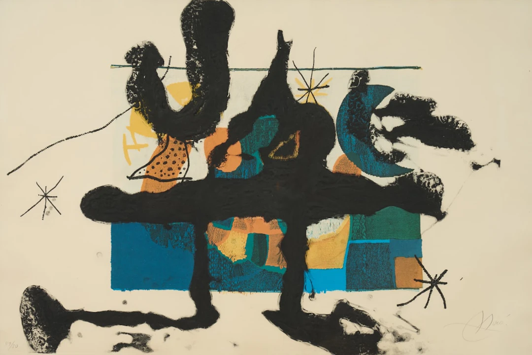 Joan Miró; Plate I, from the Barcelona Series (Dupin 592) (Cramer 173)
