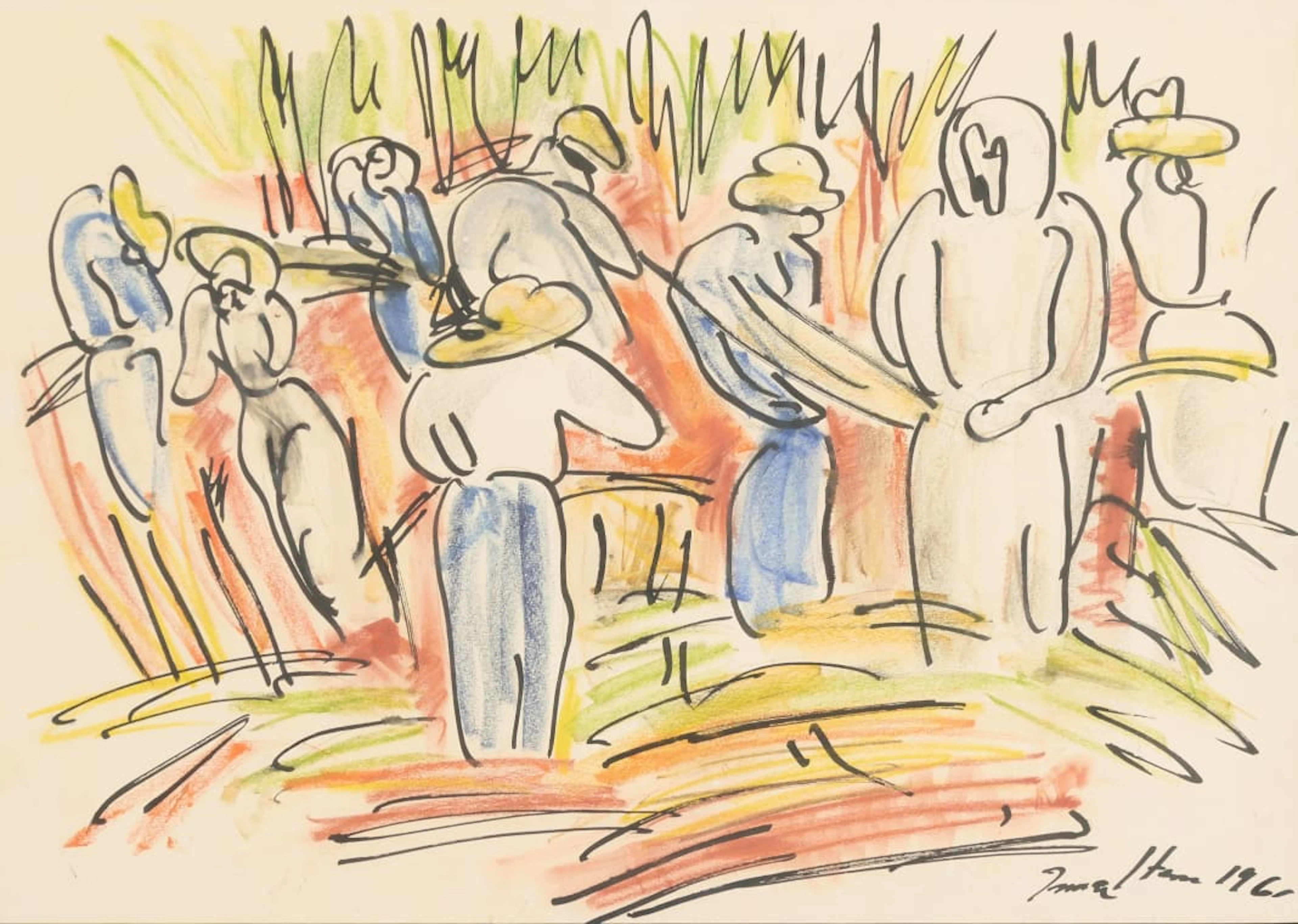 Irma Stern; The Cane Cutters