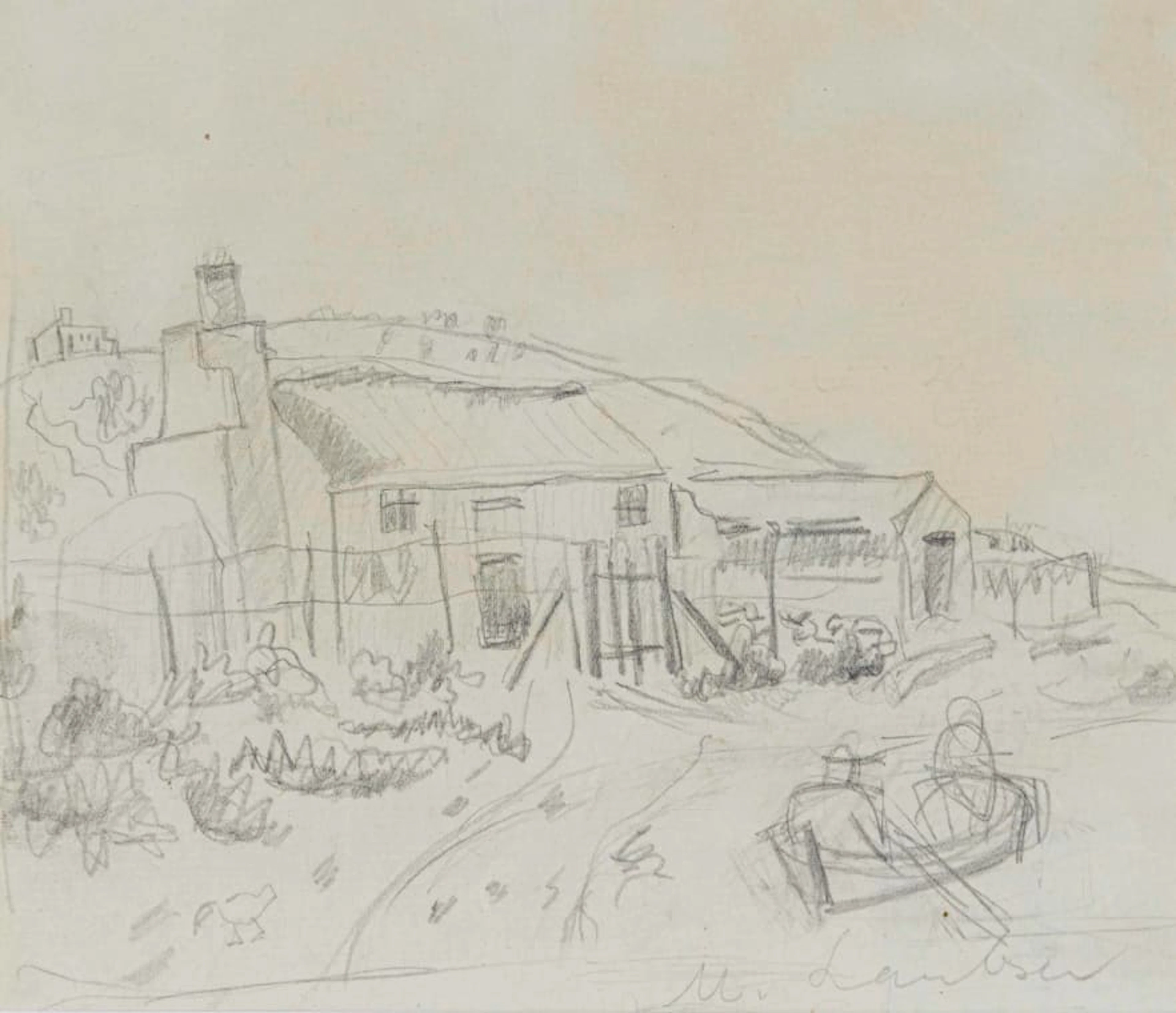 Maggie Laubser; Cottages and Boat
