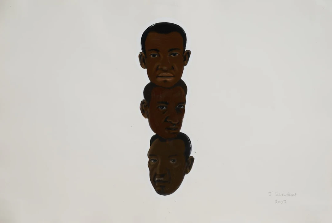 Joachim Schönfeldt; Three Heads, from The Model Men series