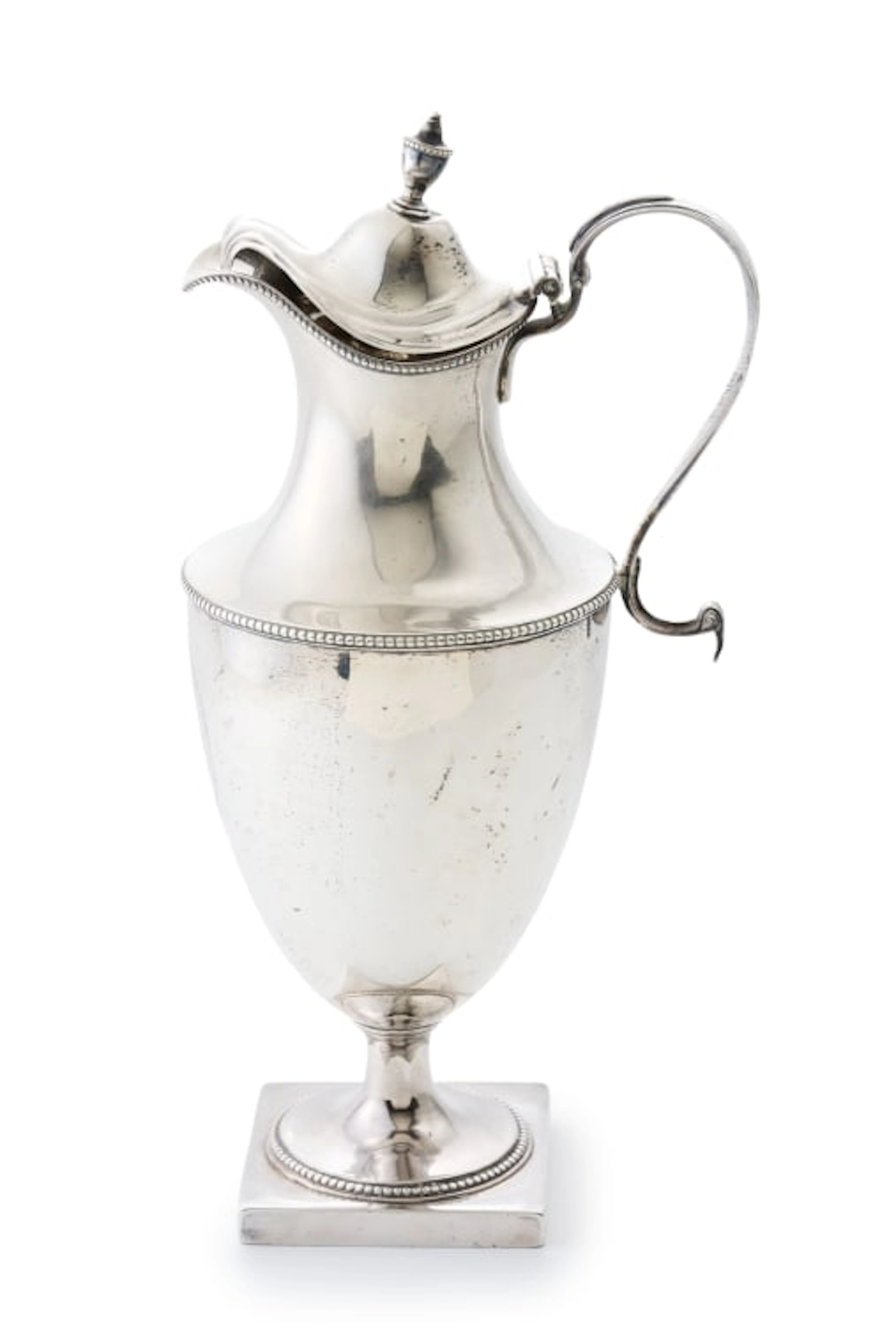 A George III silver hot water jug, Edward Fernell, London, 1781