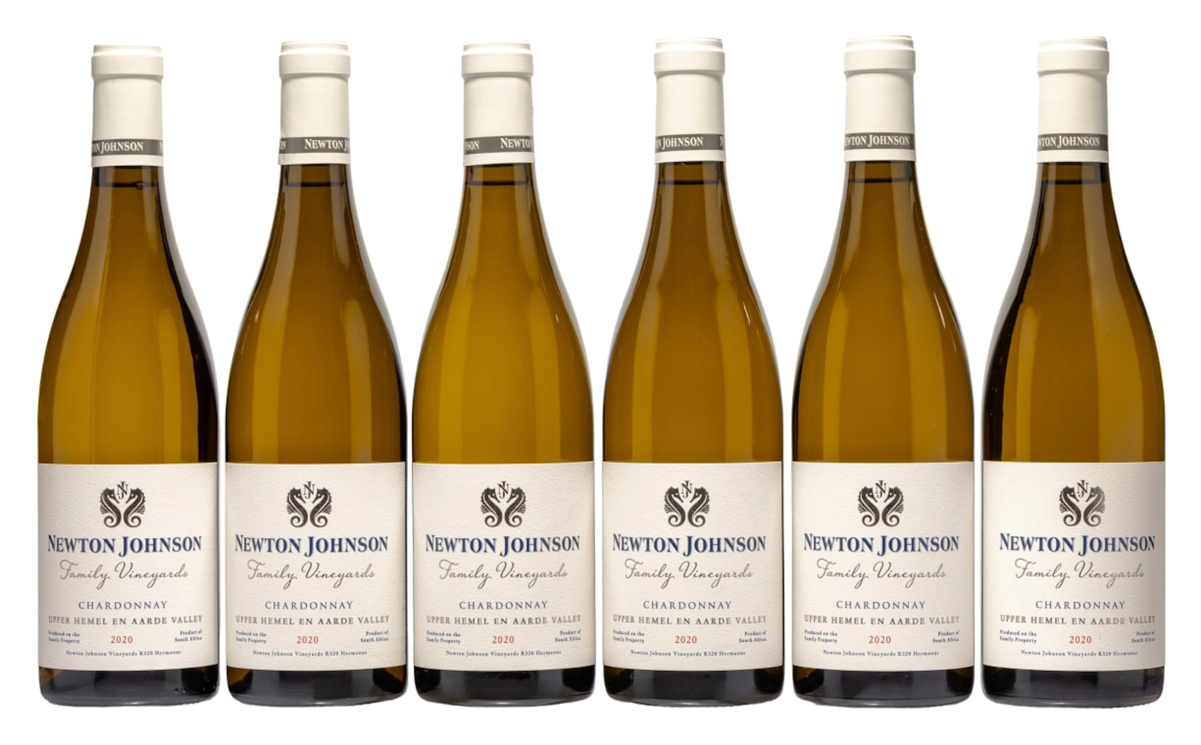 Newton Johnson; Family Vineyards Chardonnay; 2020; 6 (1 x 6); 750ml