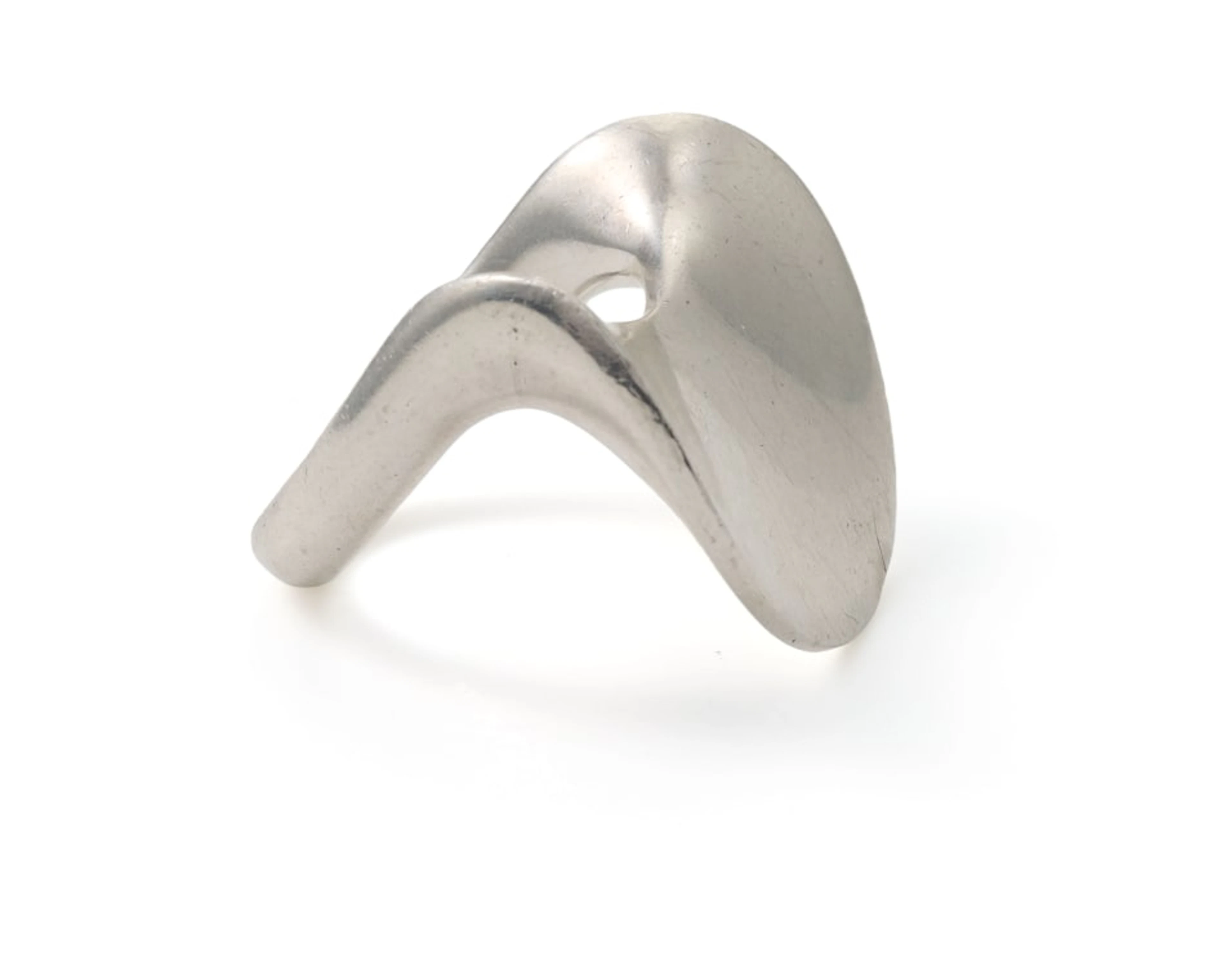 Georg Jensen; Georg Jensen modernist ring, model 92, Nanna Ditzel