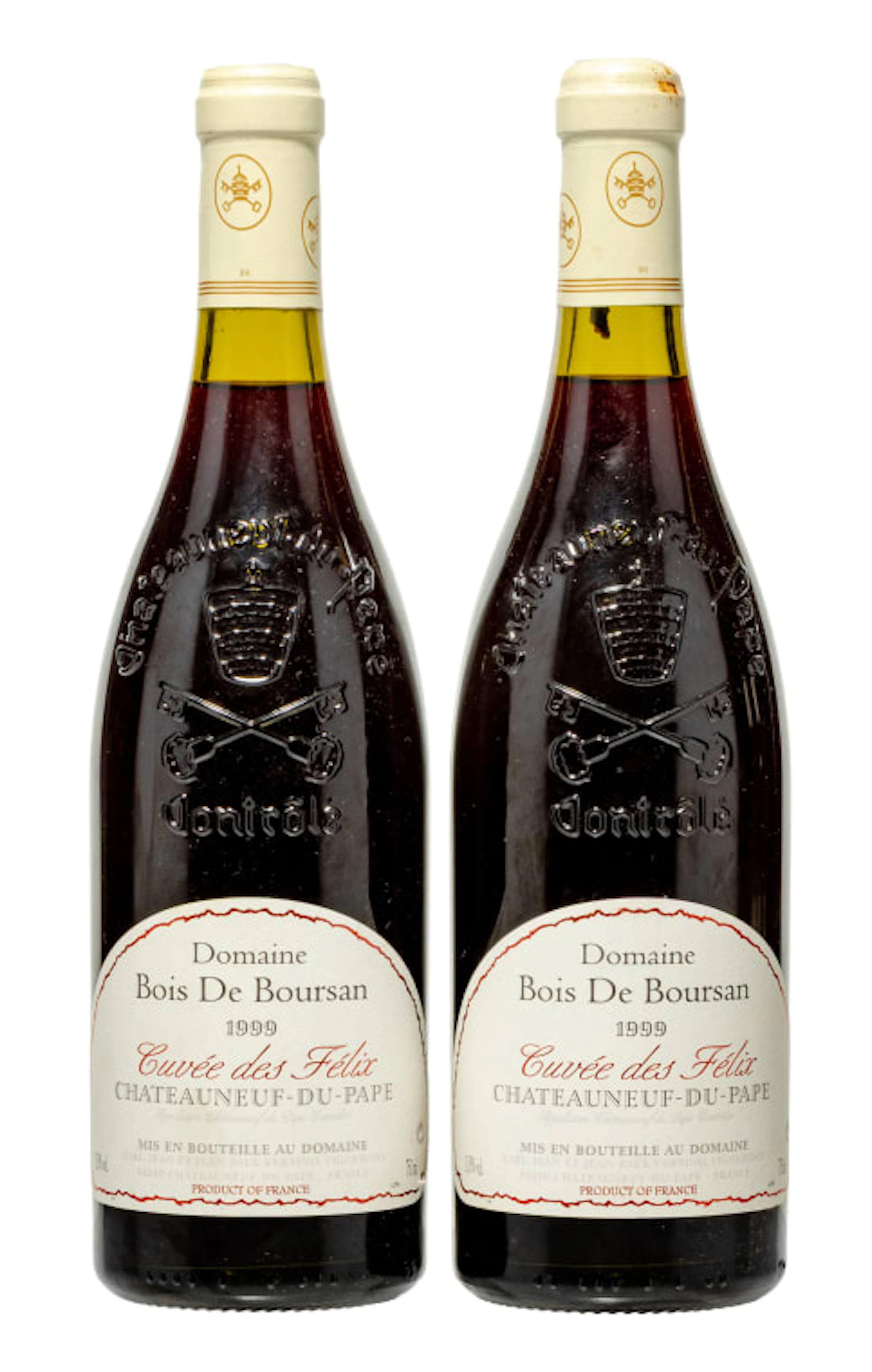 Bois de Boursan; Châteauneuf-du-Pape Cuvée des Félix; 1999; 2 (1 x 2); 750ml