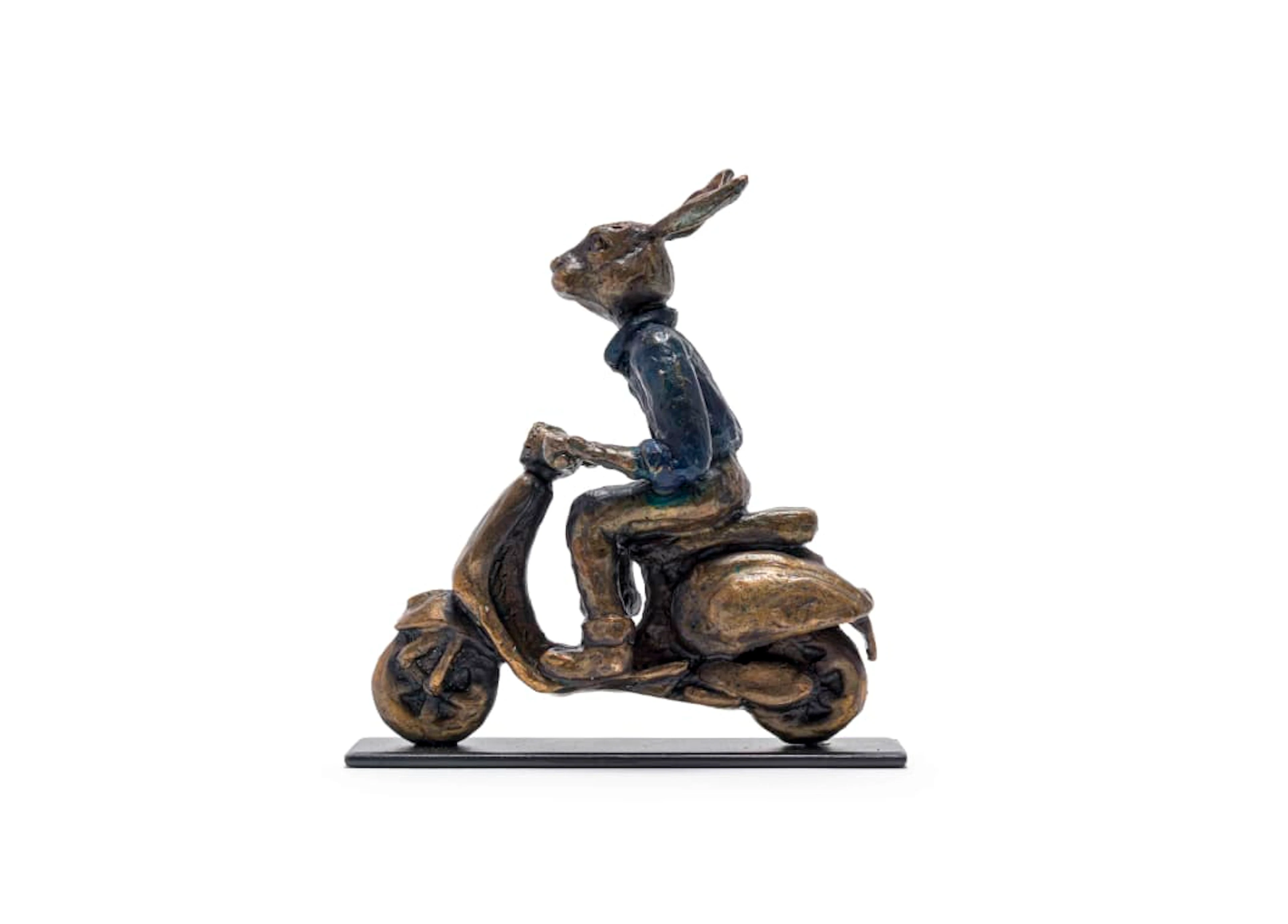 Carol Cauldwell; Rabbit on a Vespa
