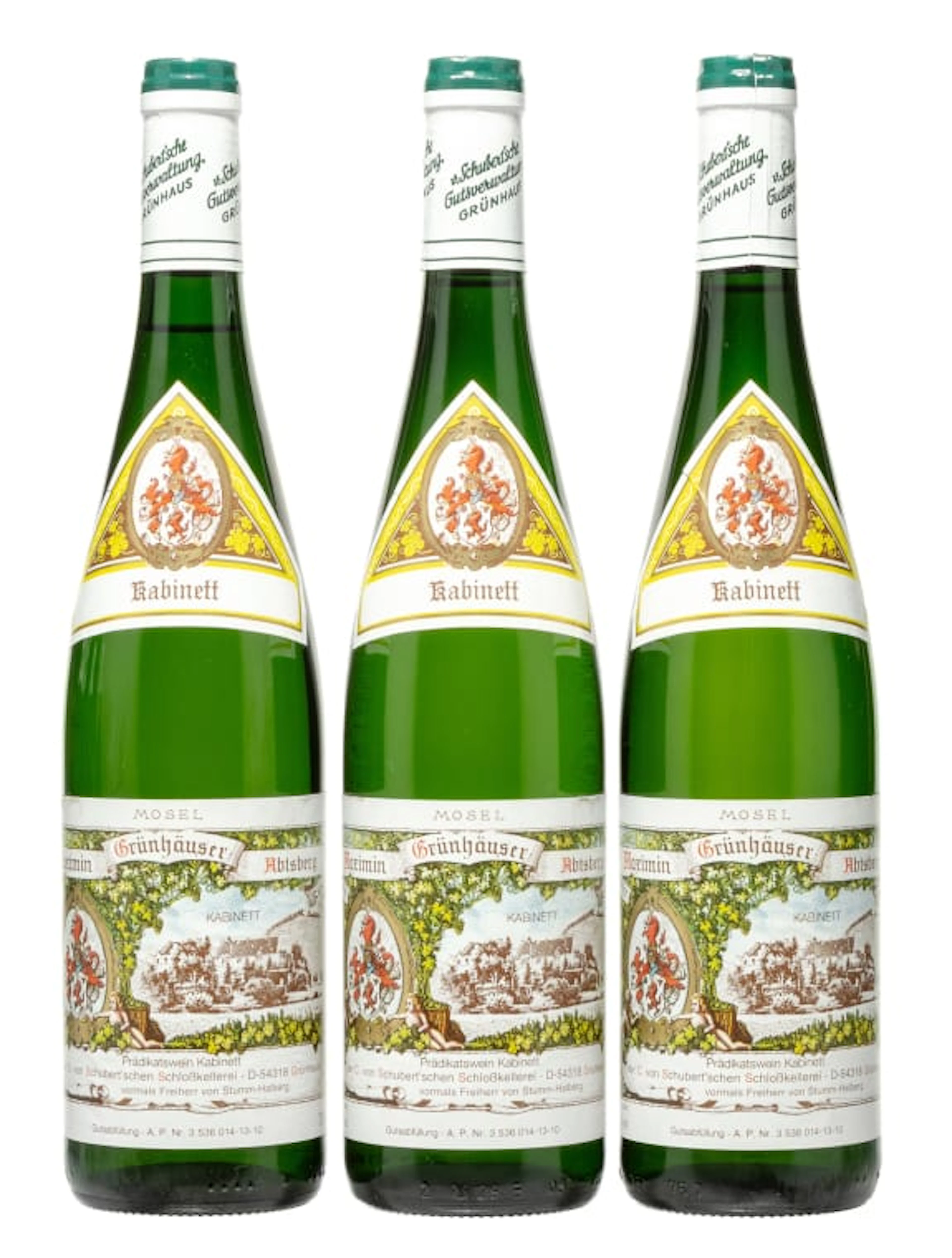 Maximin Grünhaus; Abtsberg Riesling Kabinett; 2009; 3 (1 x 3); 750ml