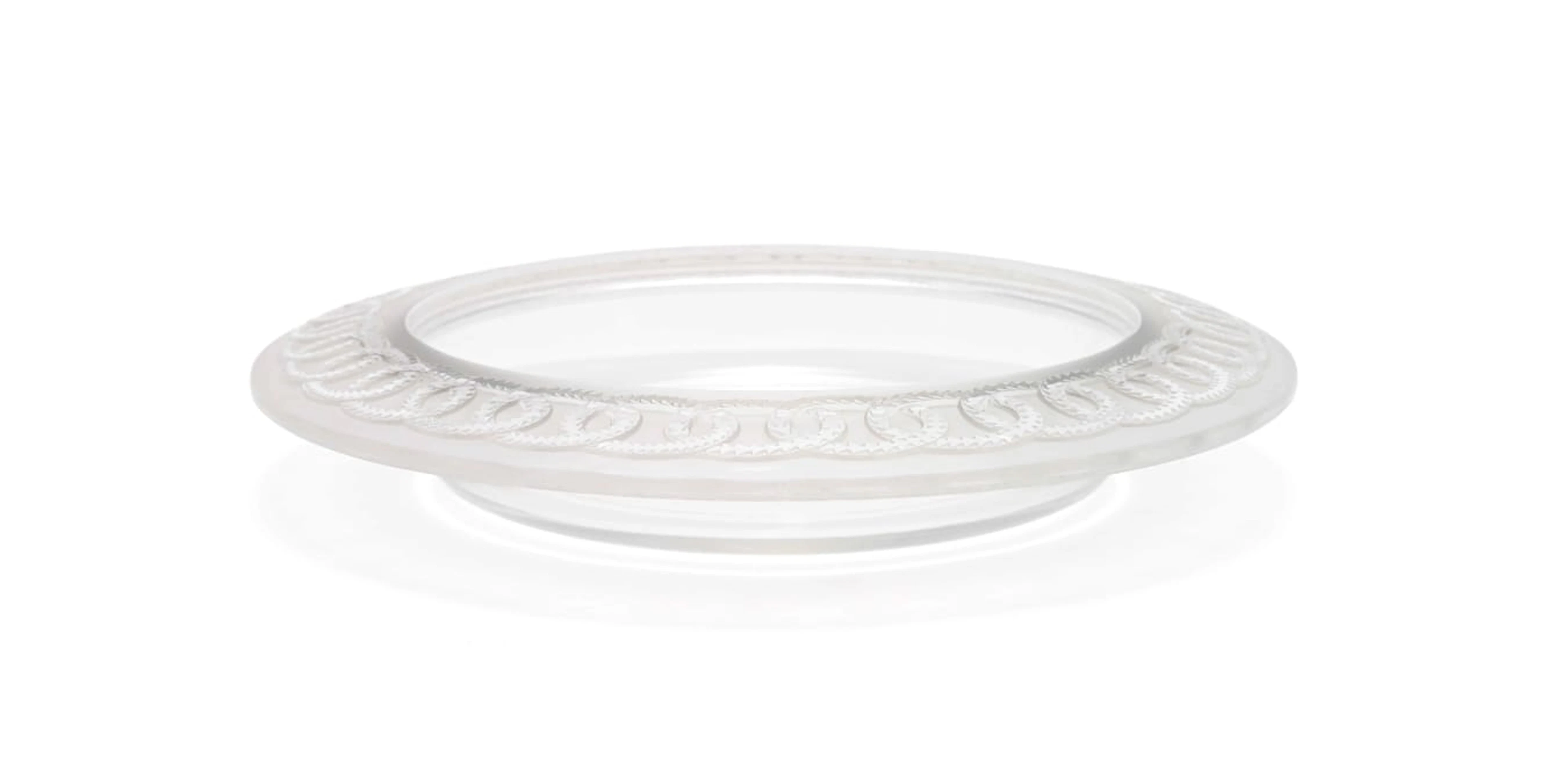 René Lalique; René Lalique 'St James' frosted and clear glass coupe