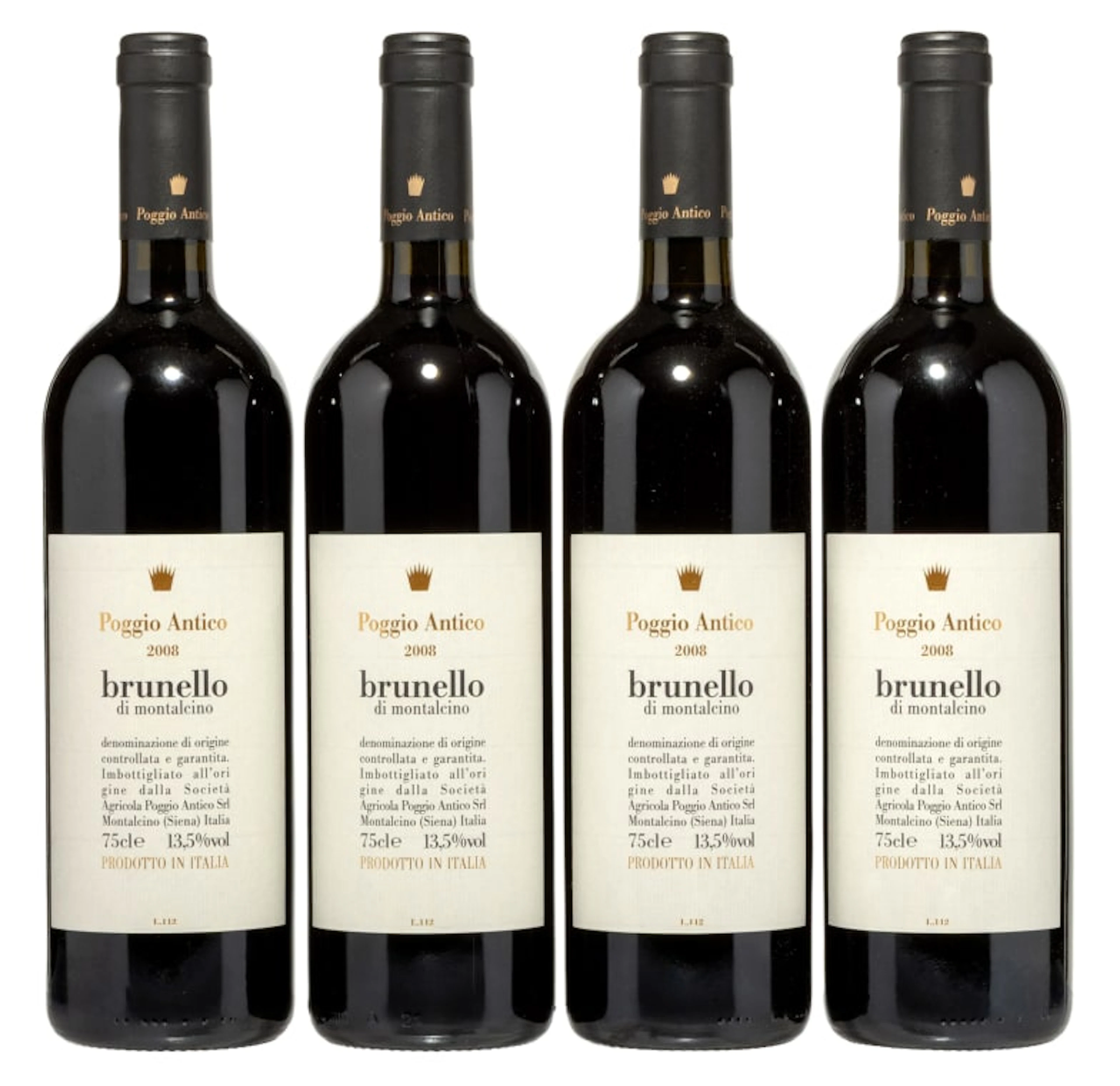 Poggio Antico; Brunello di Montalcino; 2008; 4 (1 x 4); 750ml