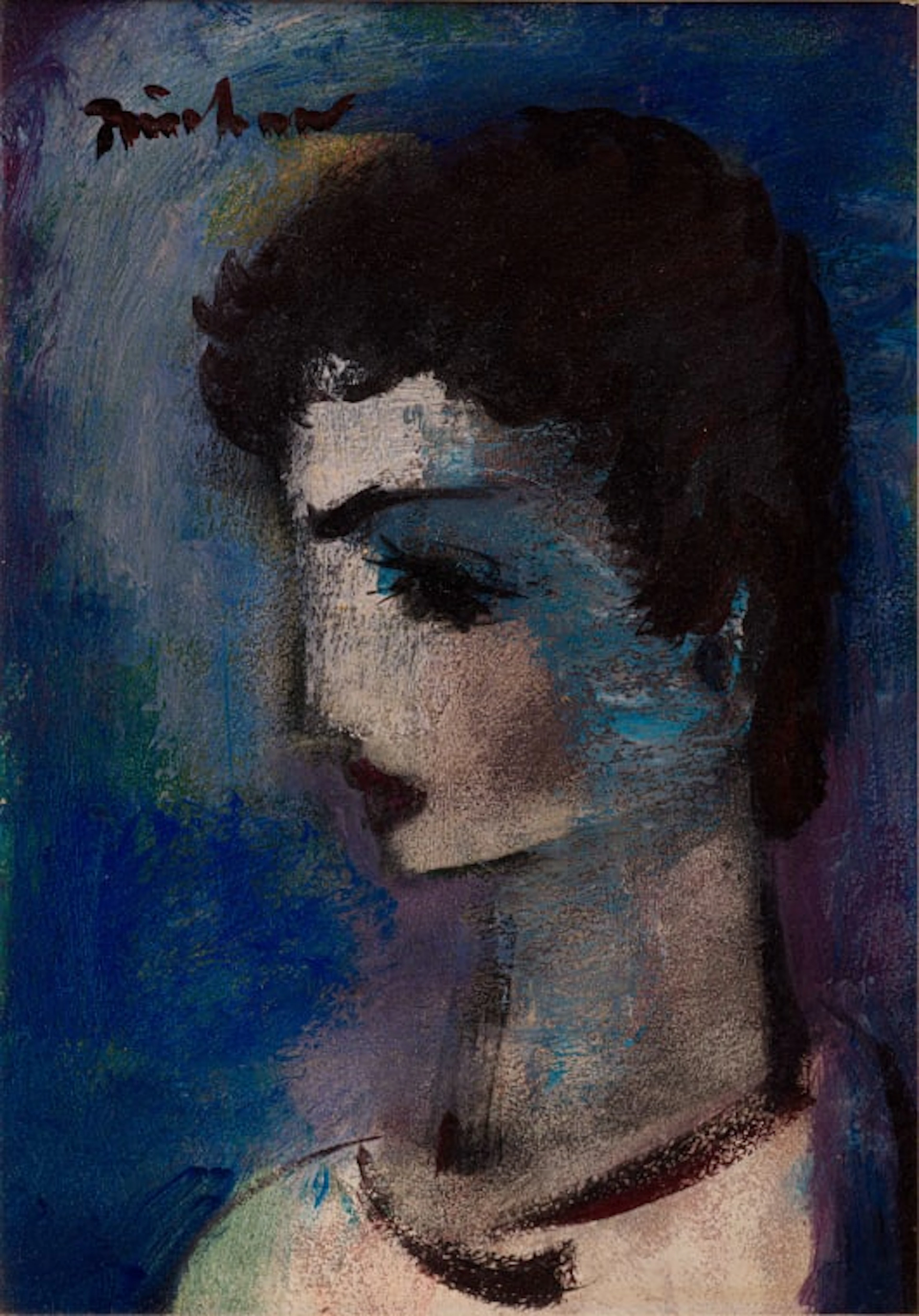 Carl Büchner; Portrait of Boy