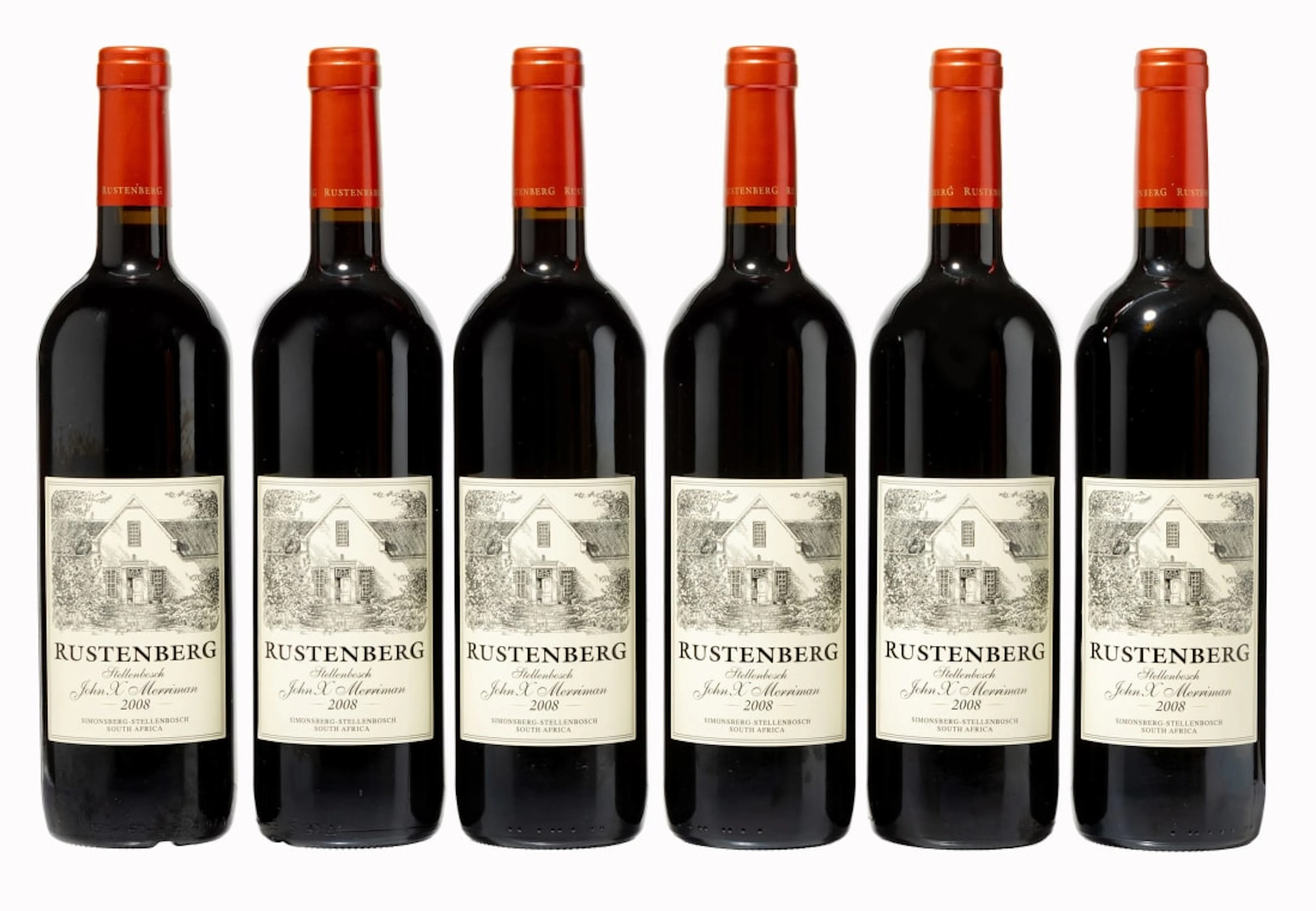 Rustenberg; John X Merriman; 2008; 6 (1 x 6); 750ml