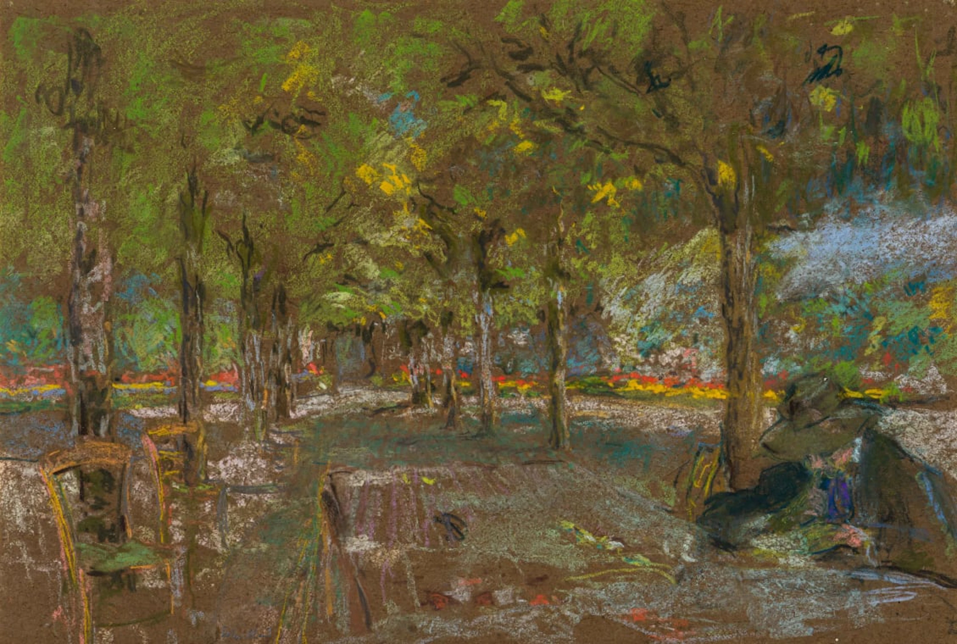 Edouard Vuillard; Le Lecture Sous Les Arbres A Amfreville (Reading