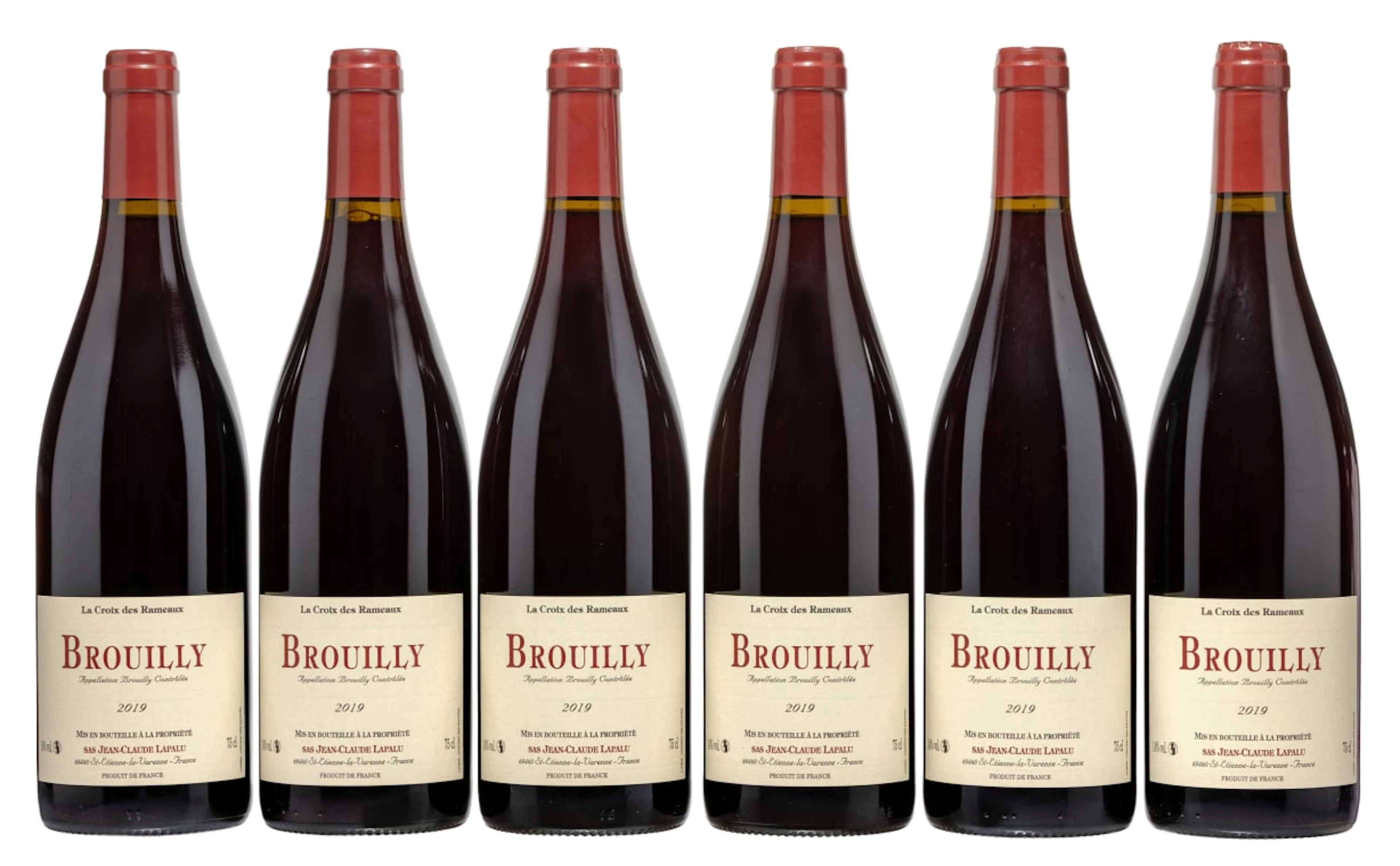 Jean-Claude Lapalu; Brouilly La Croix des Rameaux; 2019; 6 (1 x 6); 750ml