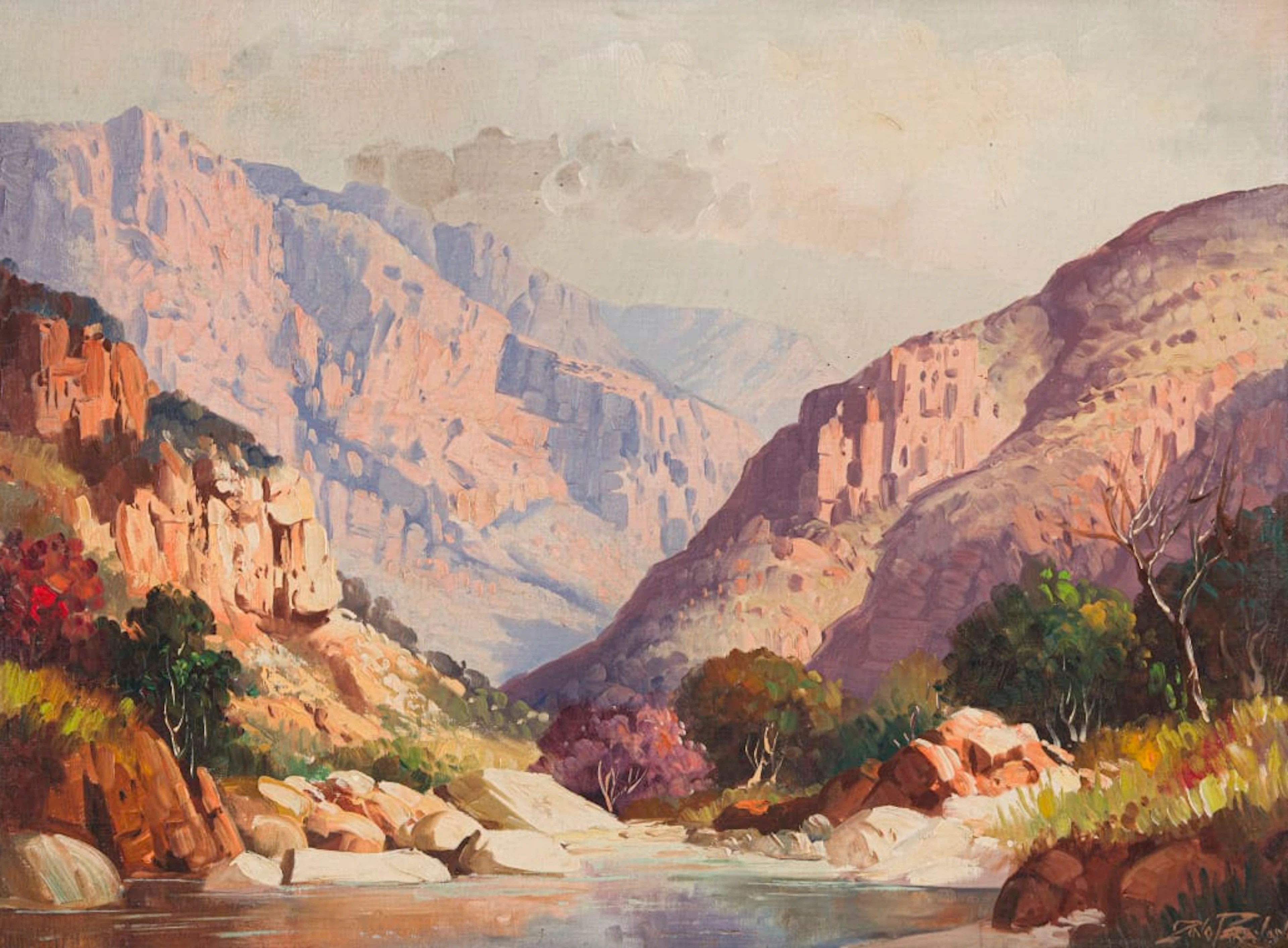 Dino Paravano; Canyon Landscape