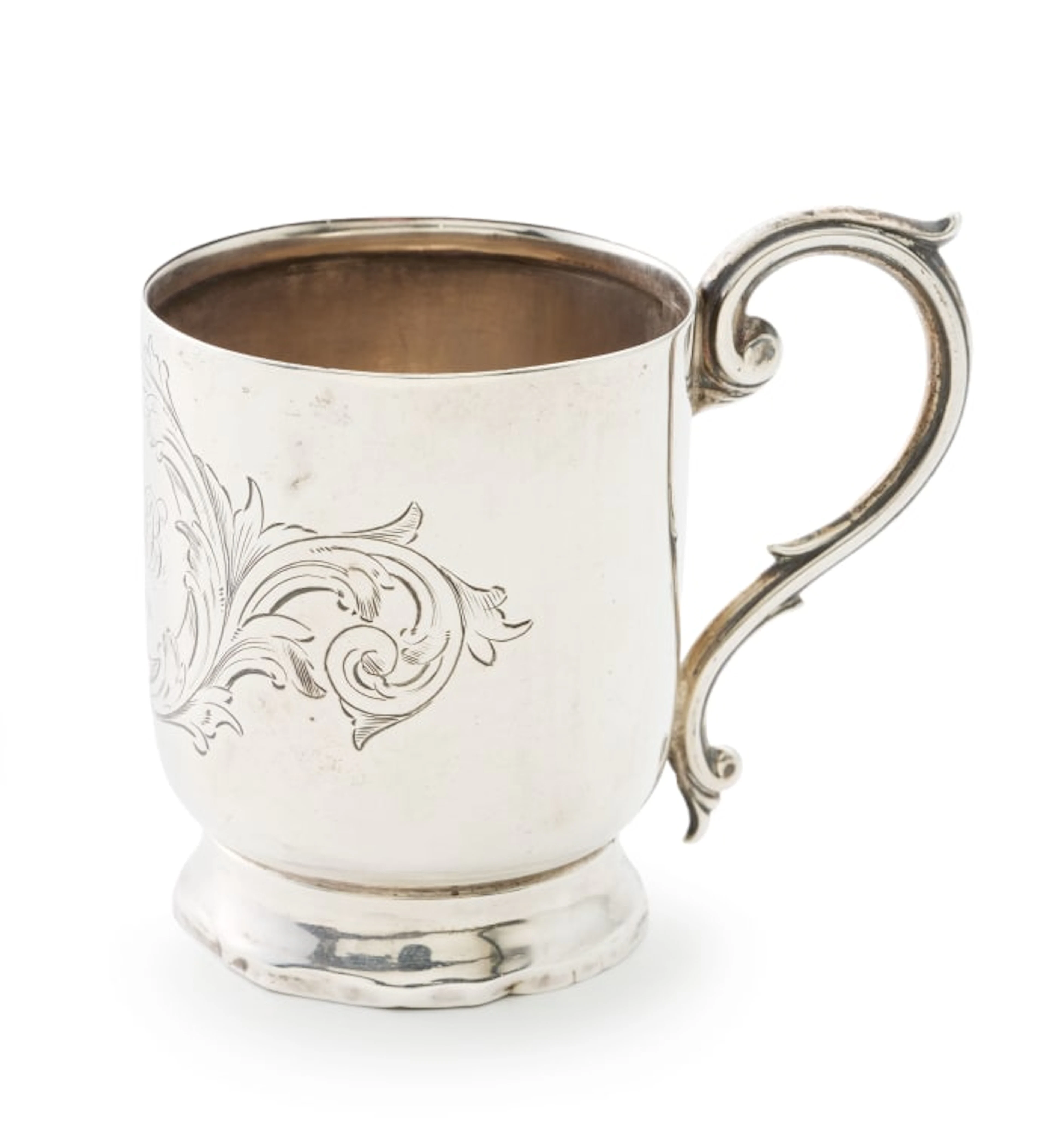 A Victorian silver christening mug, maker's mark RB's, Birmingham, 1878