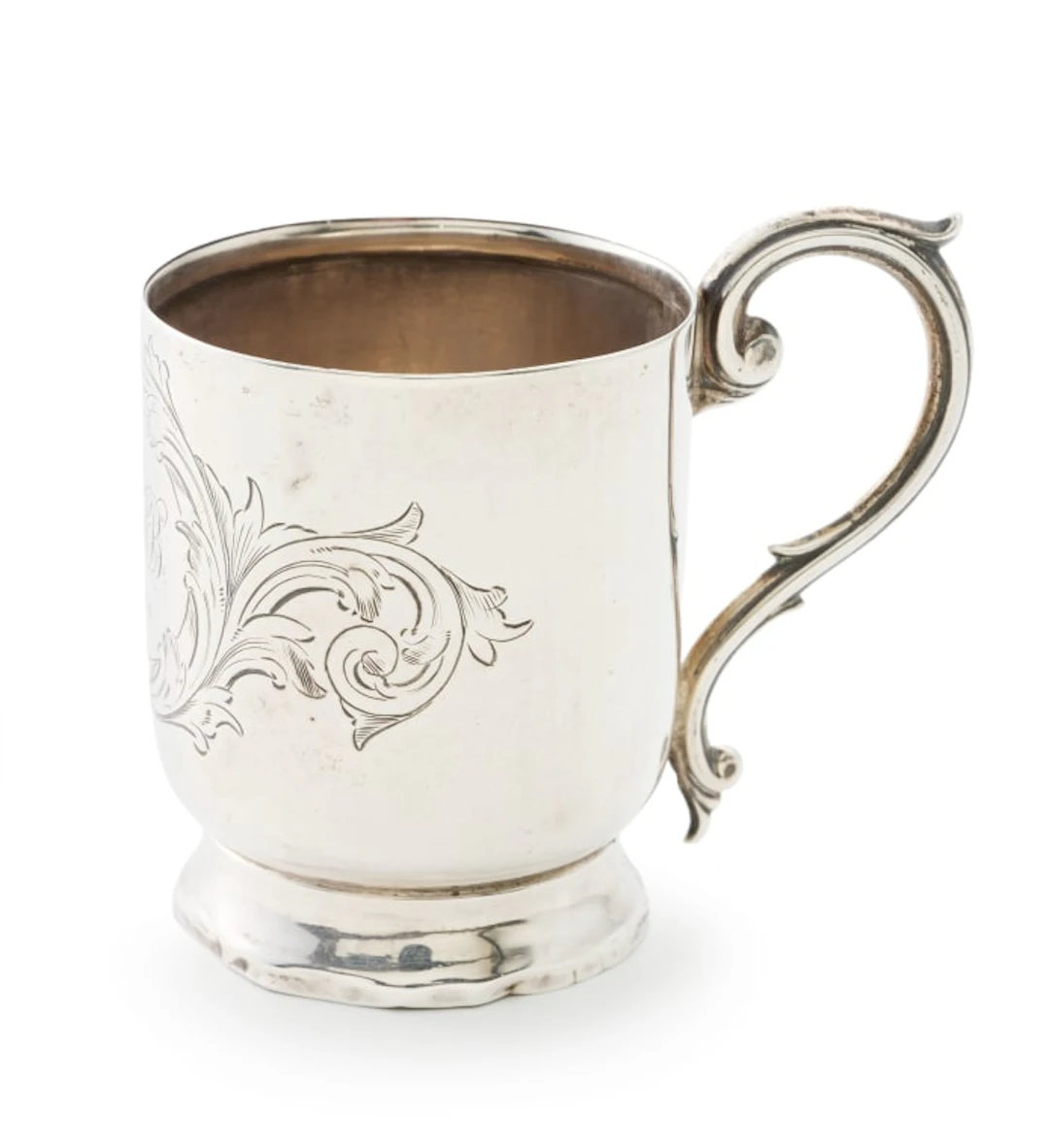 A Victorian silver christening mug, maker's mark RB's, Birmingham, 1878