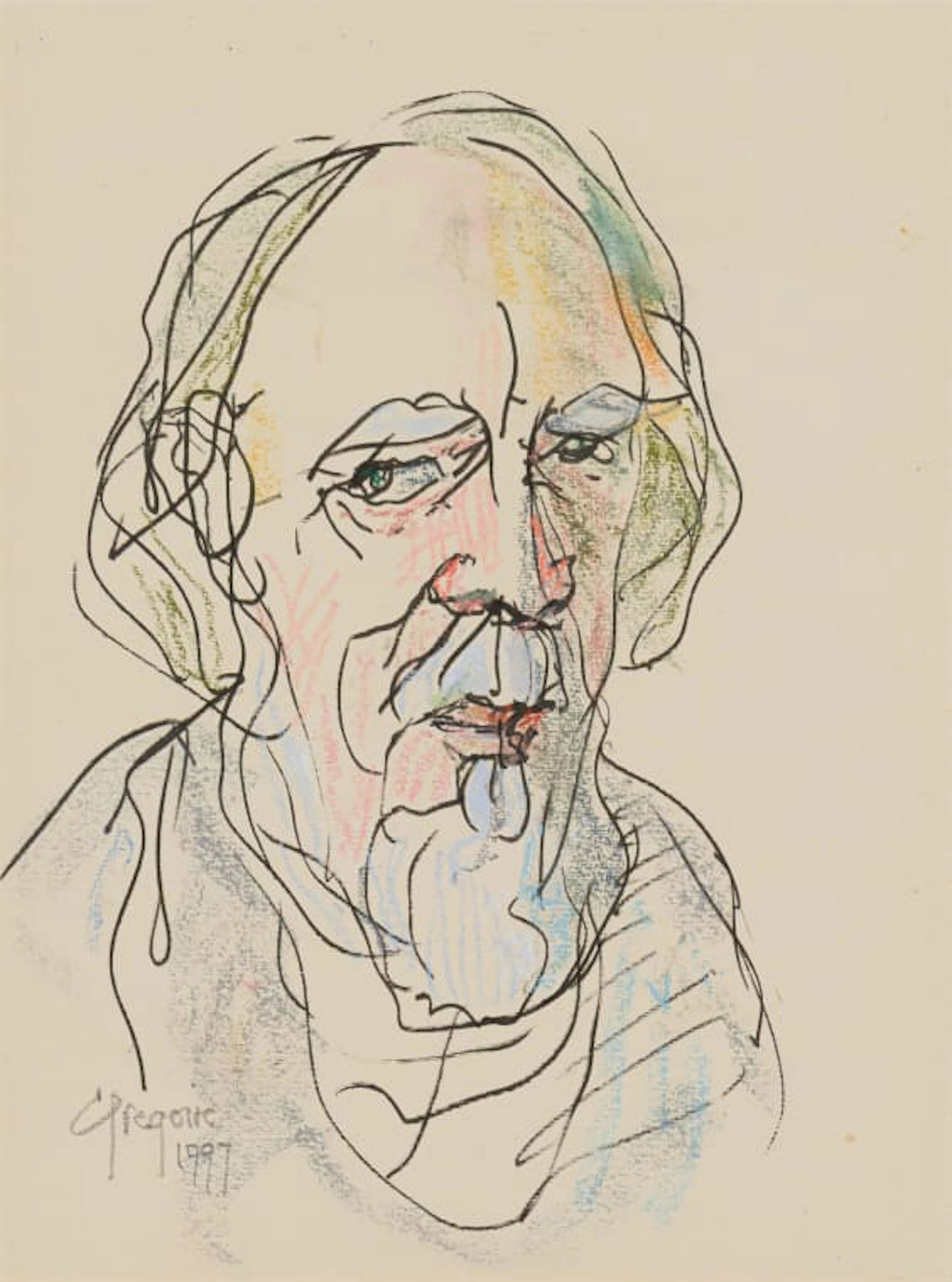 Gregoire Boonzaier; Self-Portrait