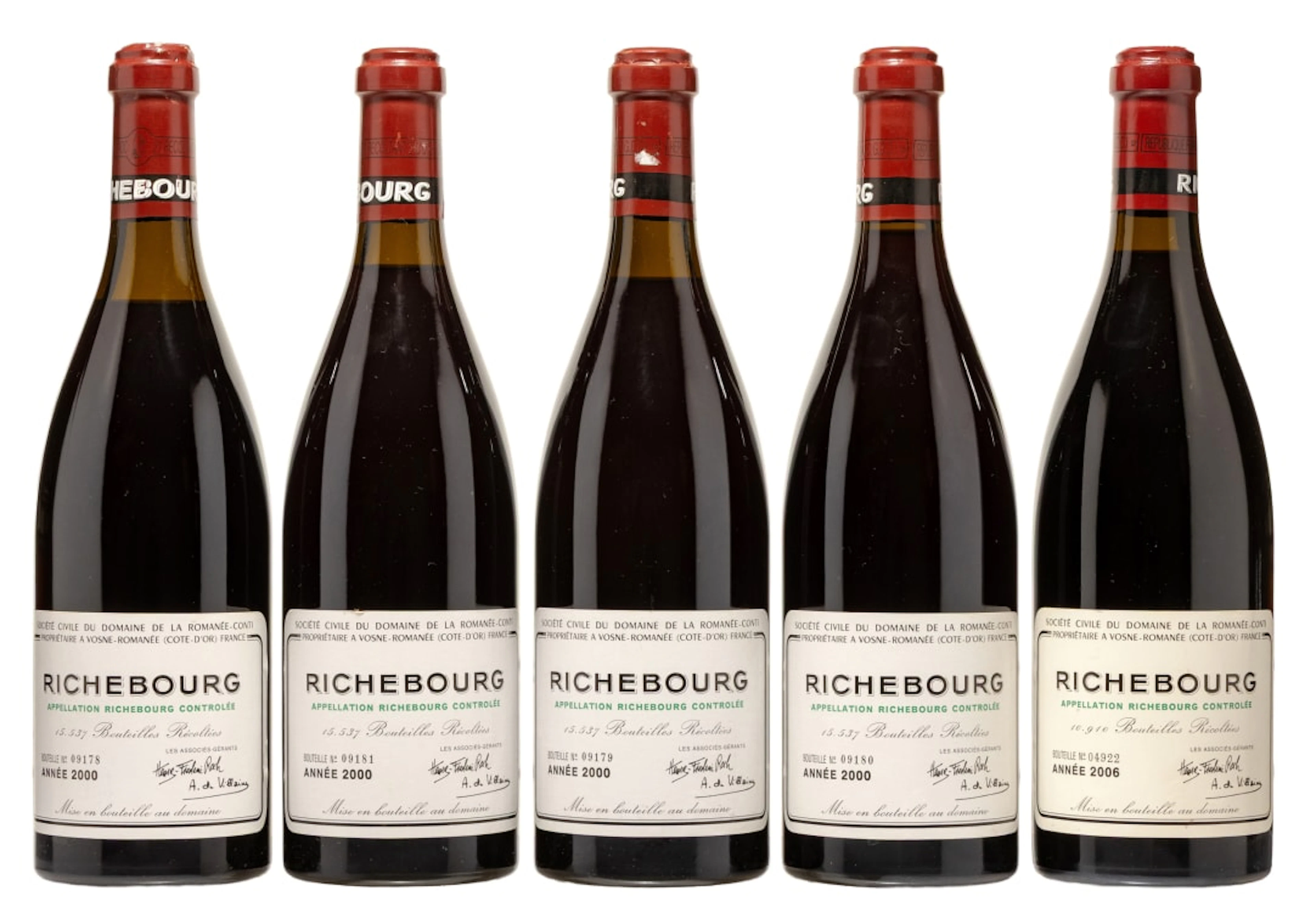 Romanée-Conti; Richebourg; 2000, 2006; 5 (1 x 5); 750ml