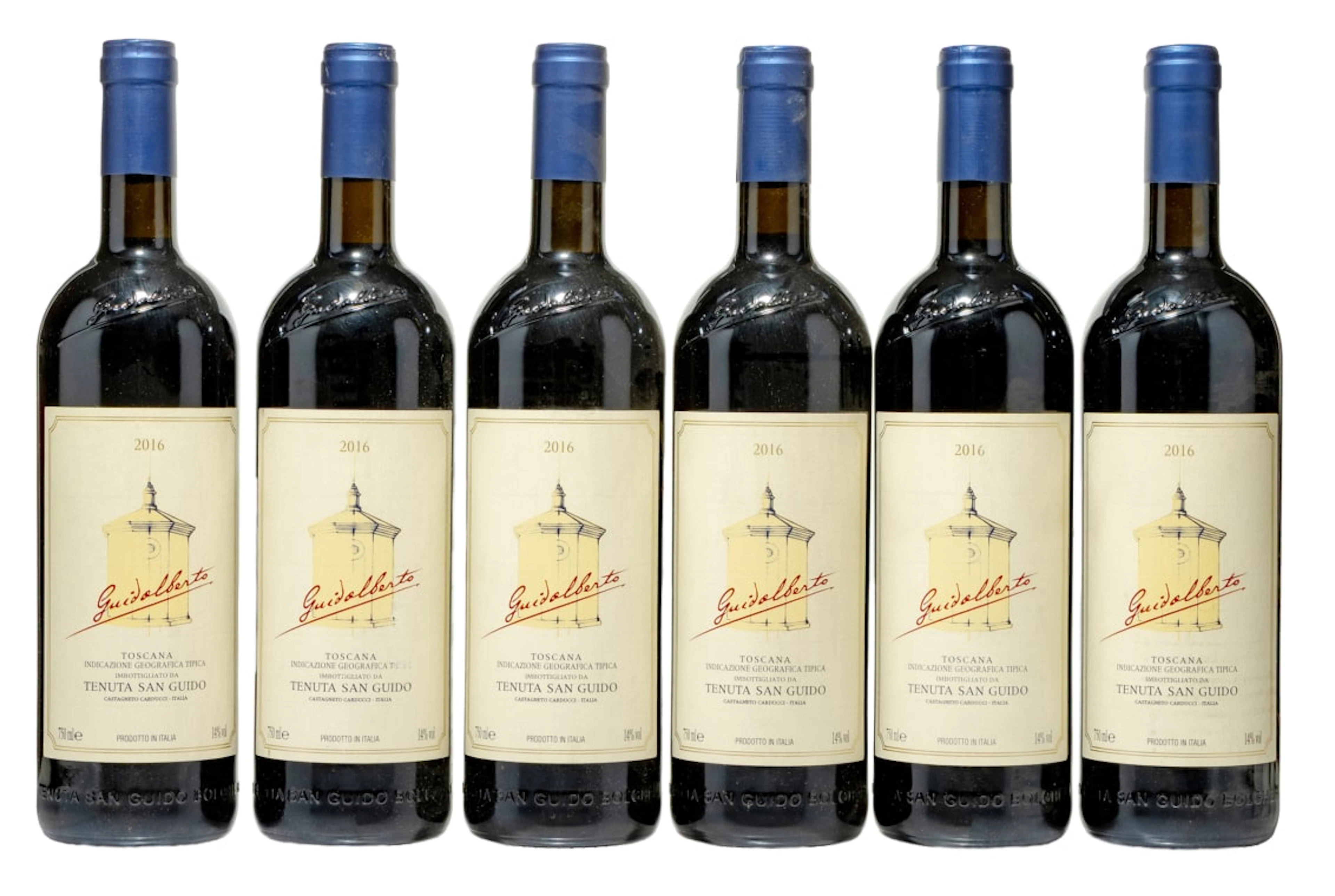 Tenuta San Guido; Guidalberto; 2016; 6 (1 x 6); 750ml