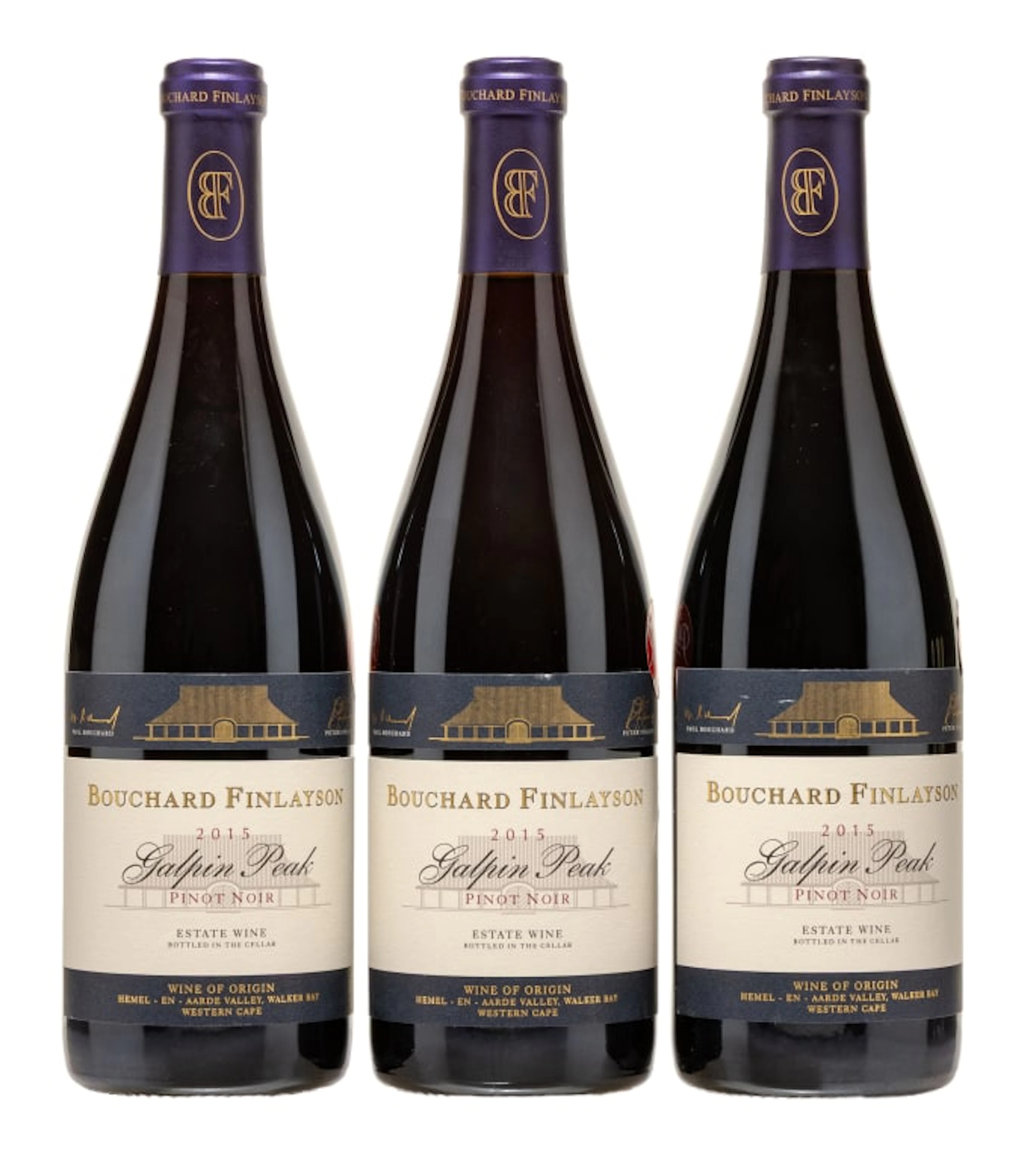 Bouchard Finlayson; Galpin Peak Pinot Noir; 2015; 3 (1 x 3); 750ml