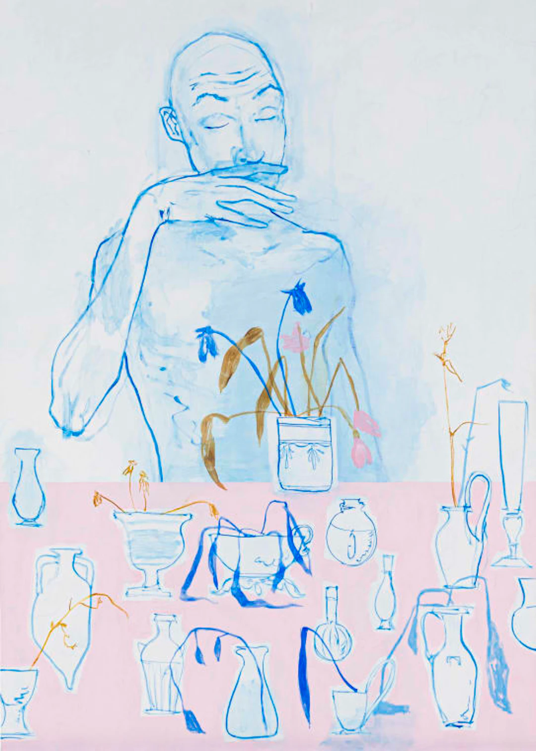 Colijn Strydom; Figure, Vessels and Dead Flowers