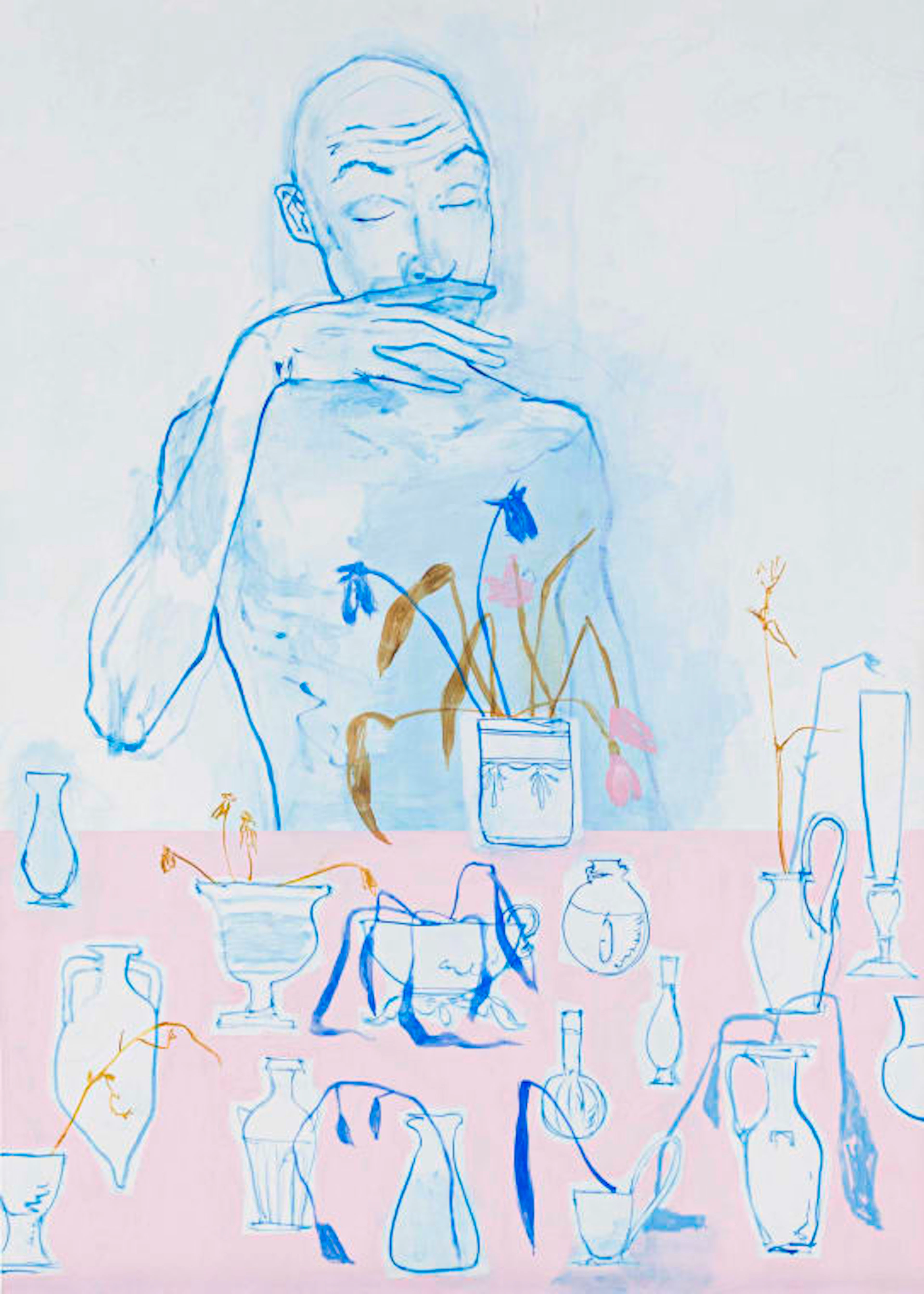 Colijn Strydom; Figure, Vessels and Dead Flowers
