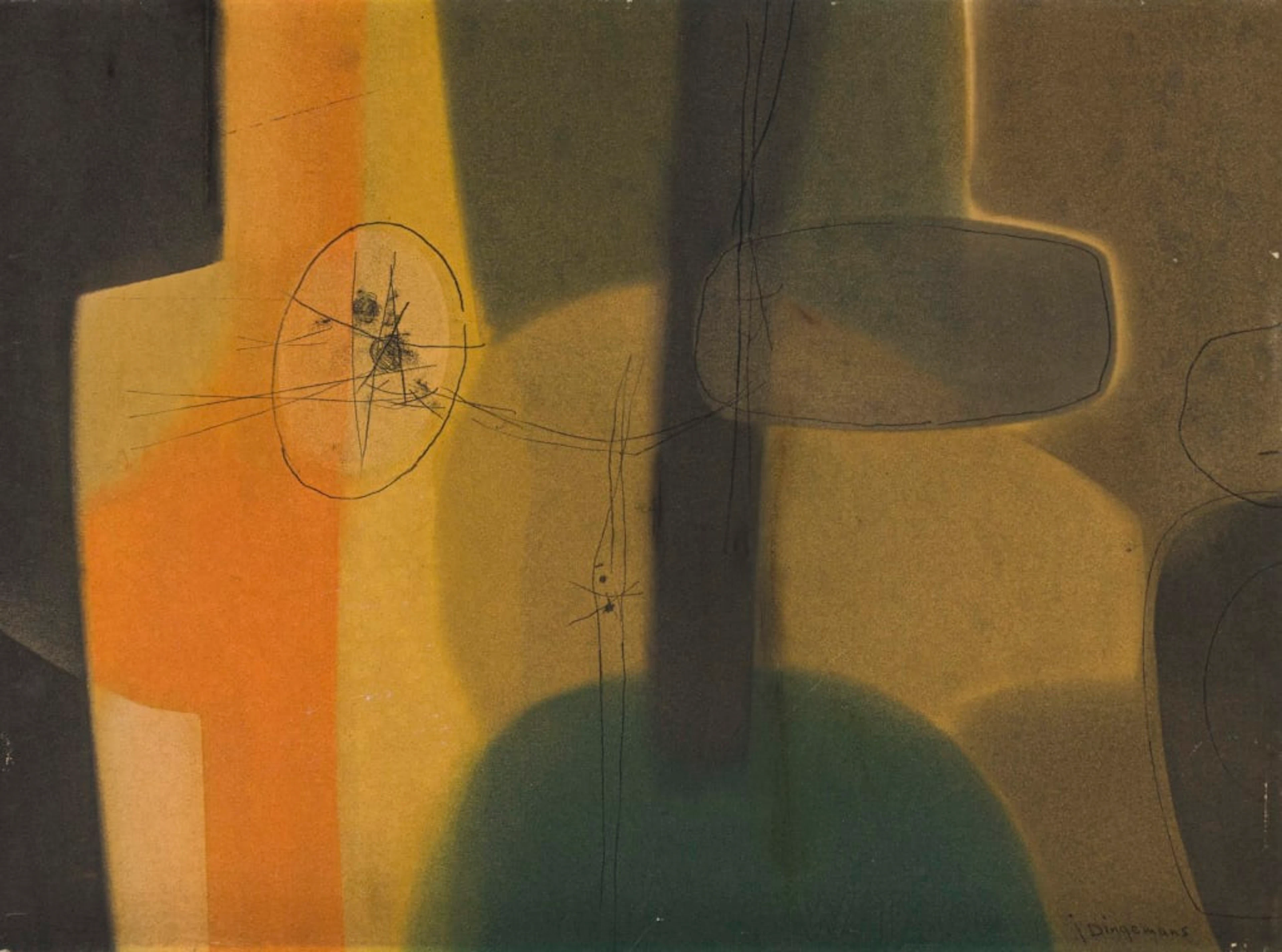 Jan Dingemans; Abstract Composition in Brown