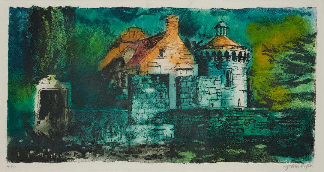 John Piper; Scotney Castle V (Levinson 347)