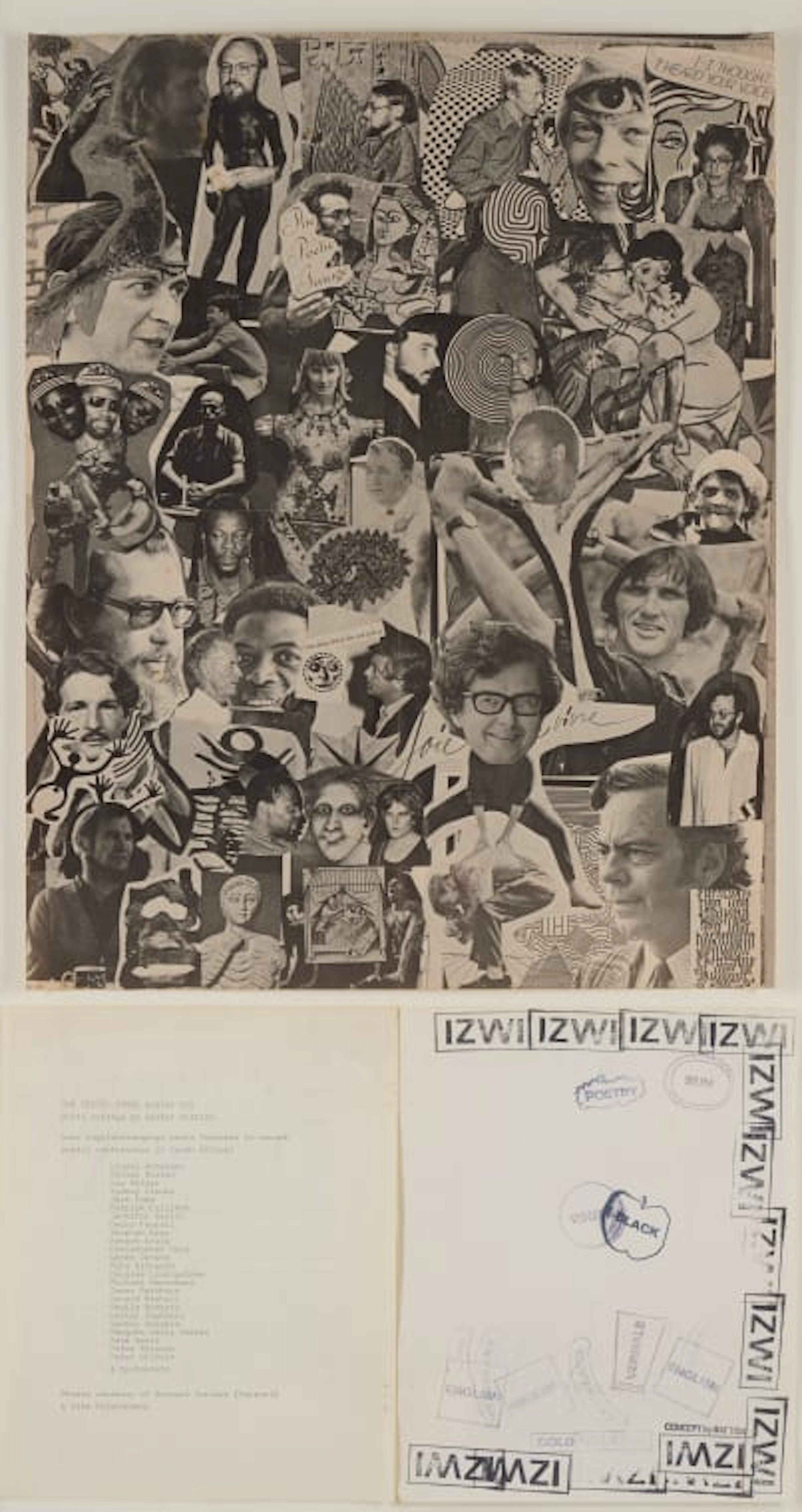 Walter Battiss; The Poetic Image, poster; The Poetic Image, poster