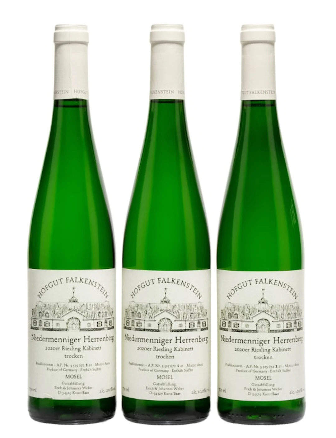 Falkenstein; Niedermenniger Herrenberg Kabinett trocken 'Mutter Anna';