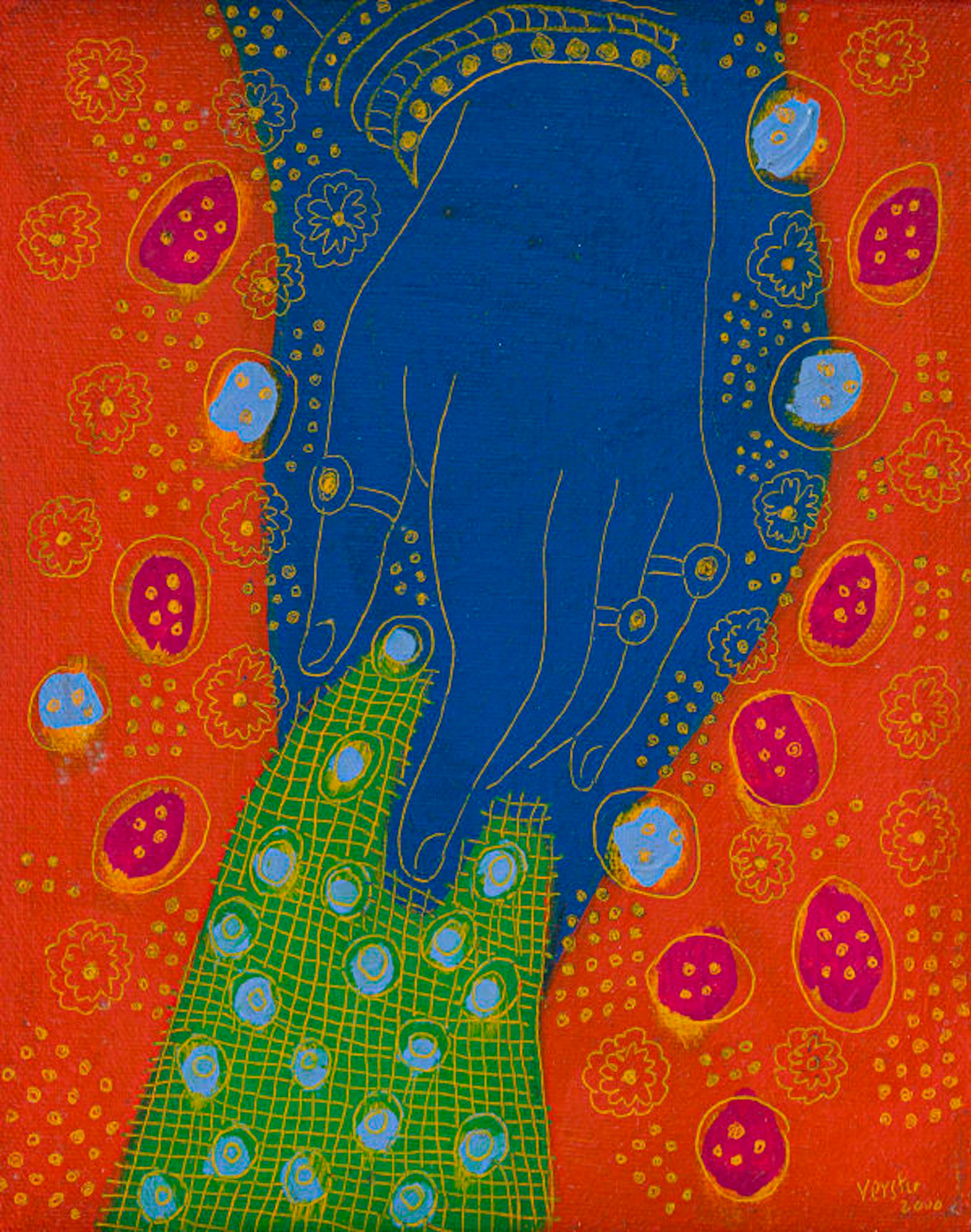 Andrew Verster; Composition with Hand and Fabric