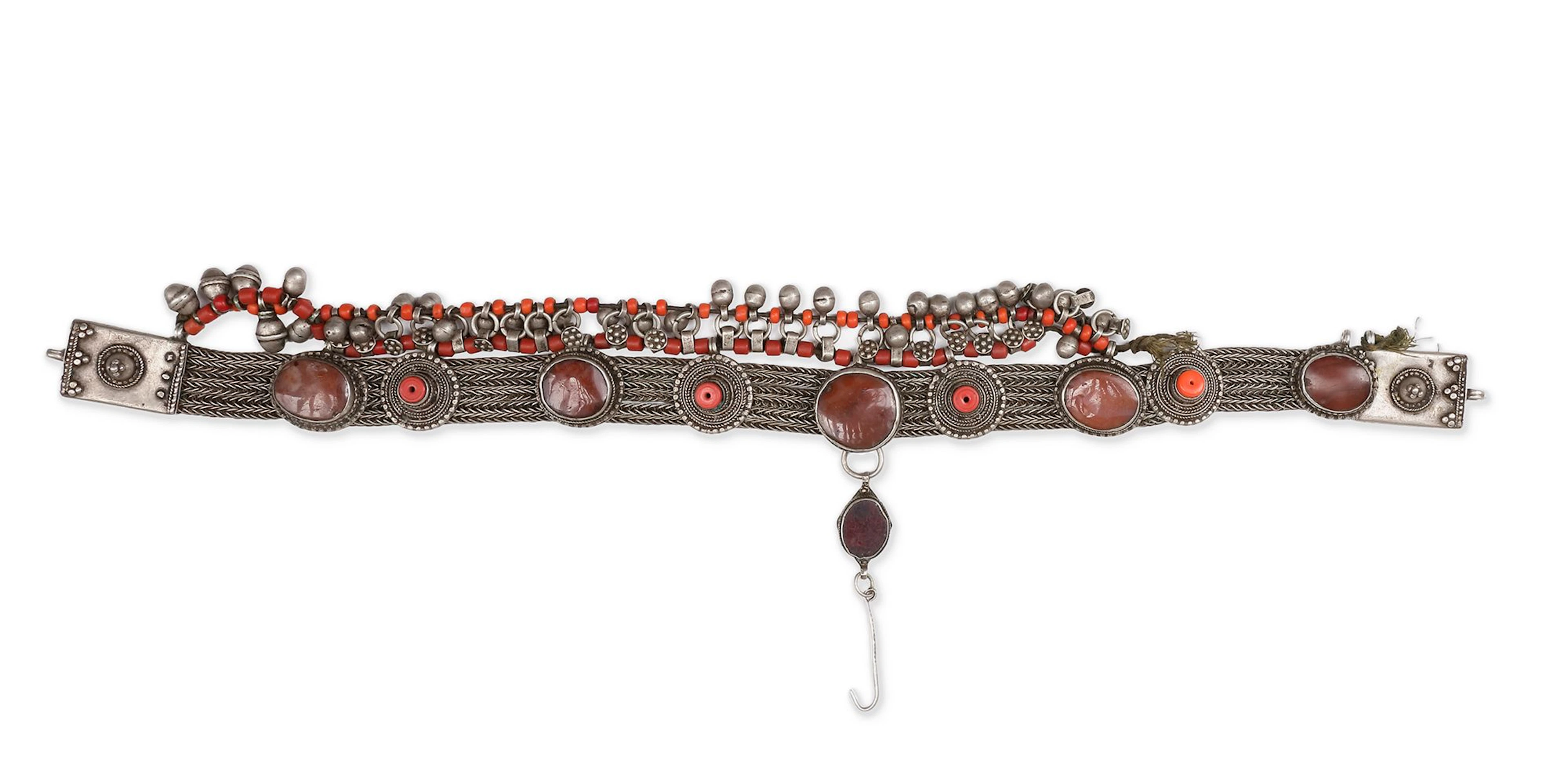 A SILVER BRACELET, MOROCCO, 19TH CENTURY