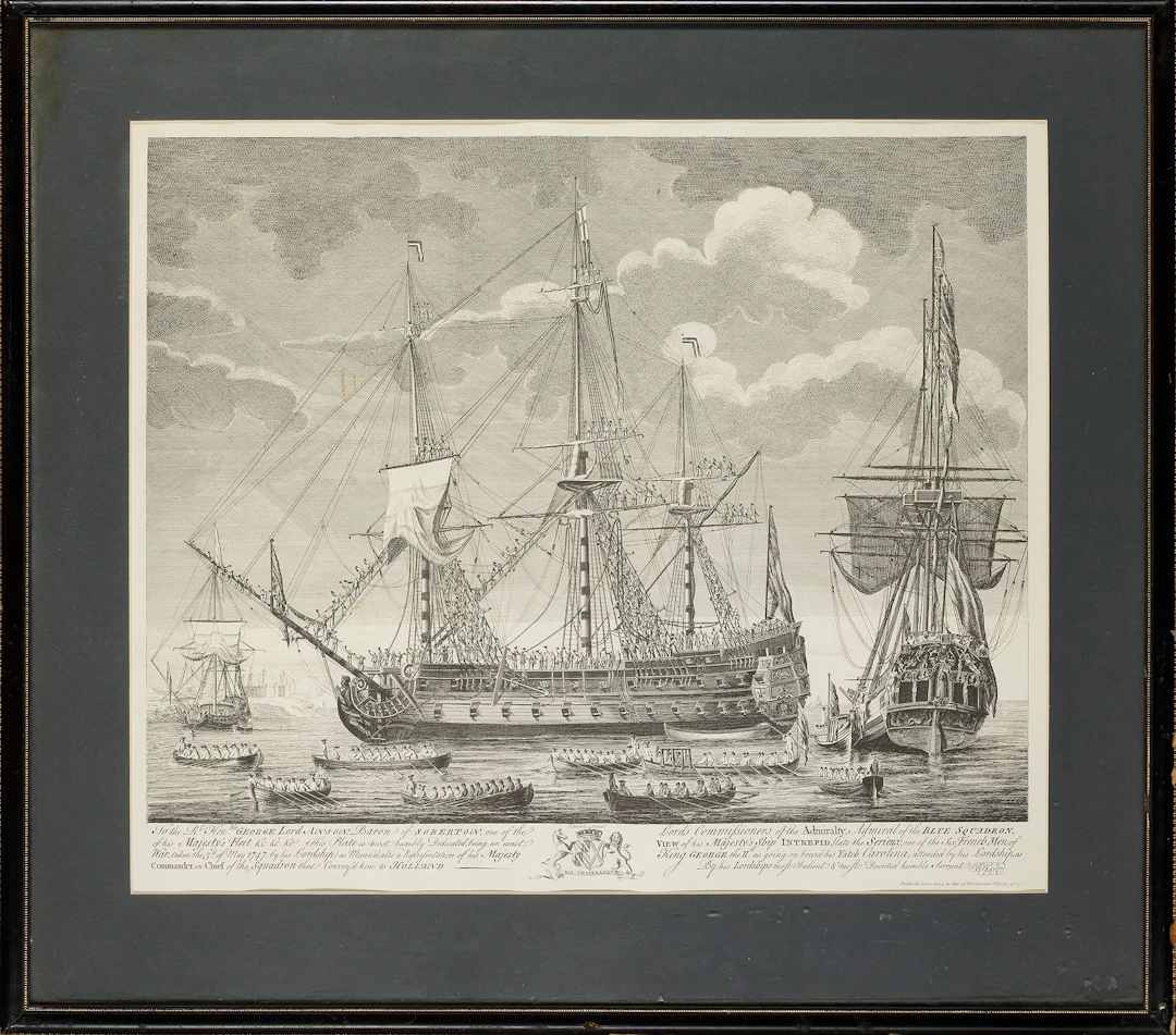 THE FLEET OF LORD ANSON AND HMS INTREPID