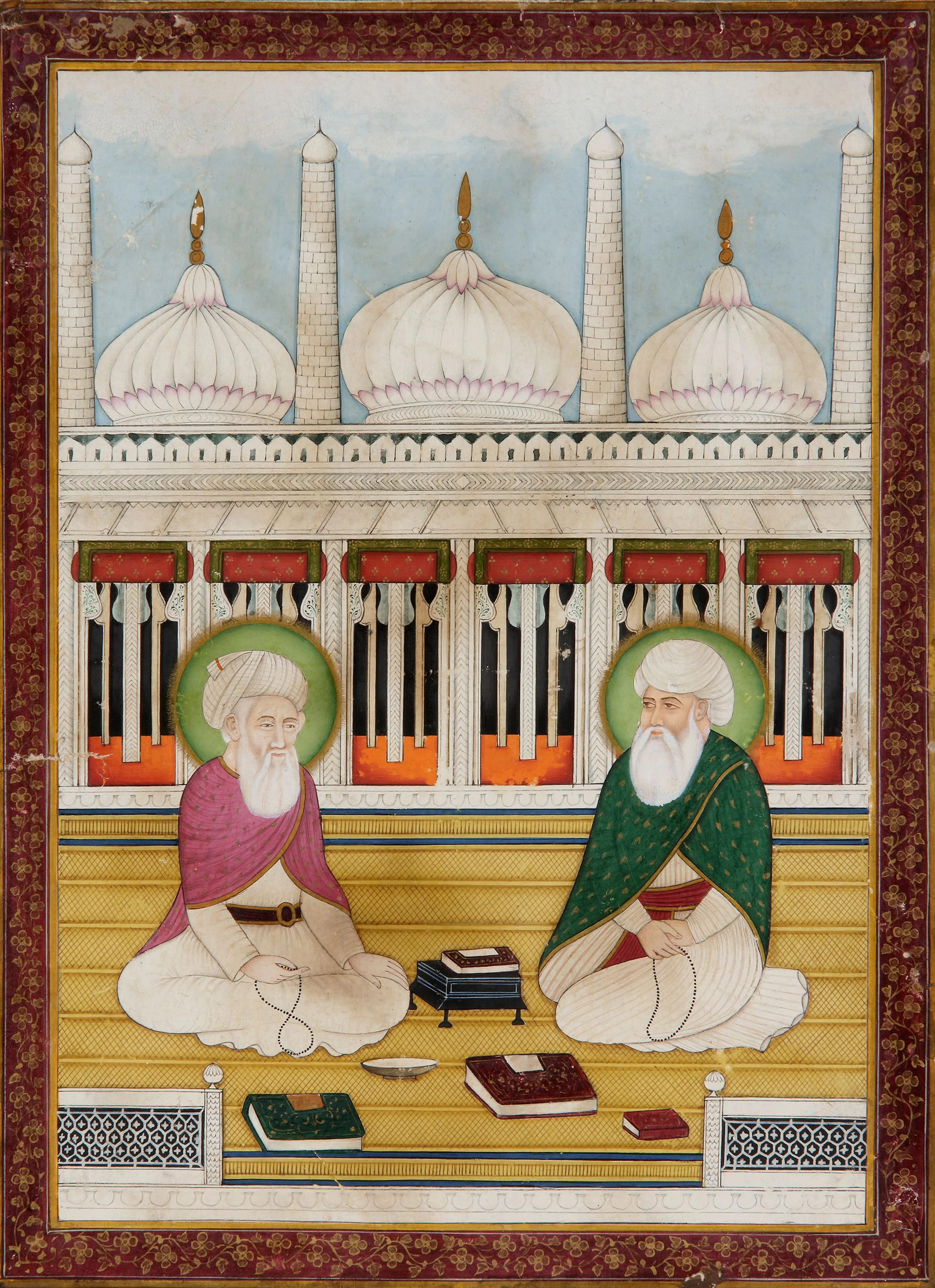 SHAYKH ABD AL-QADIR JILANI AND KHAWAJA MU'IN AL-DIN CHISHTI, 19TH CENTURY