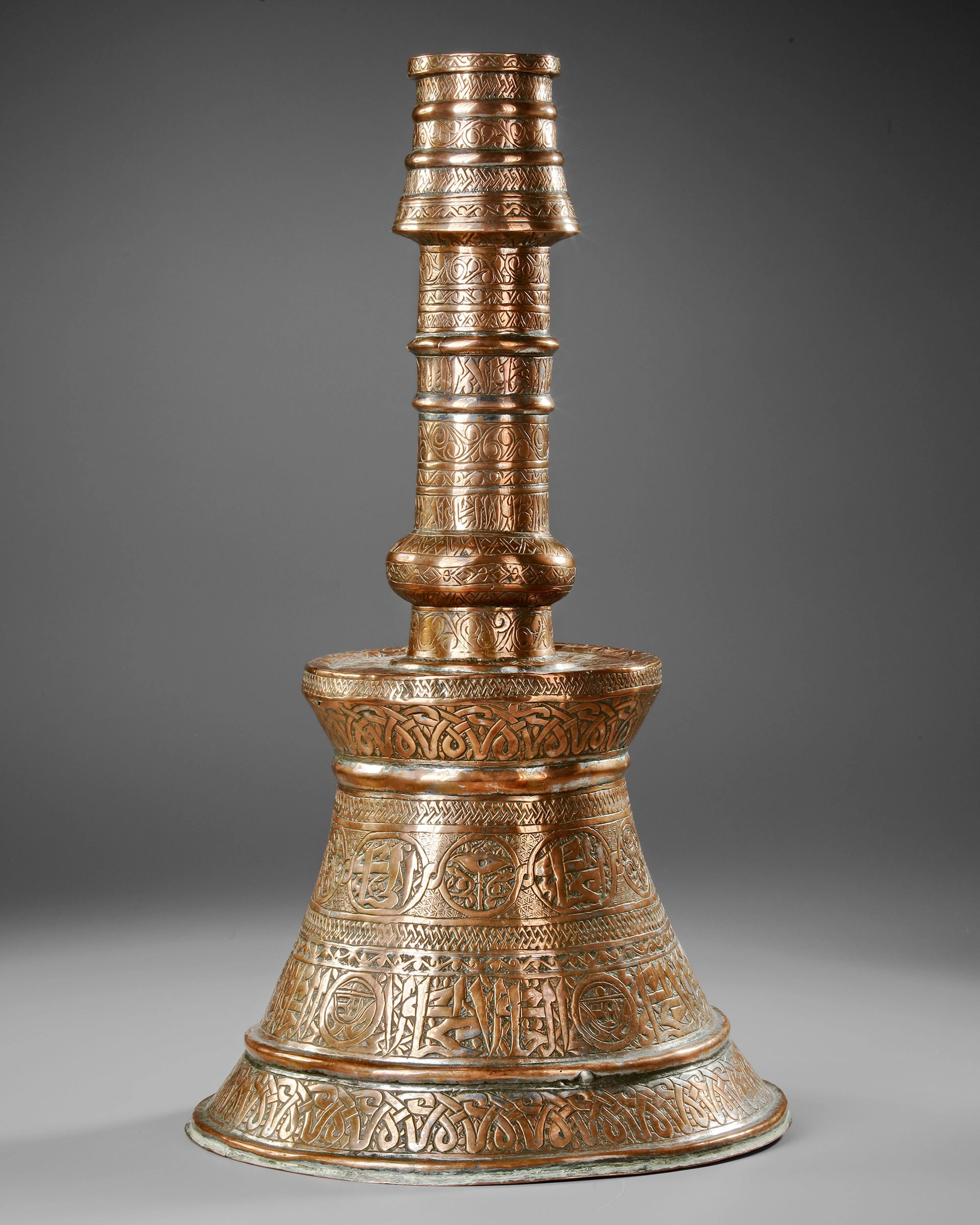 A CANDLESTICK, 15TH-16TH CENTURY