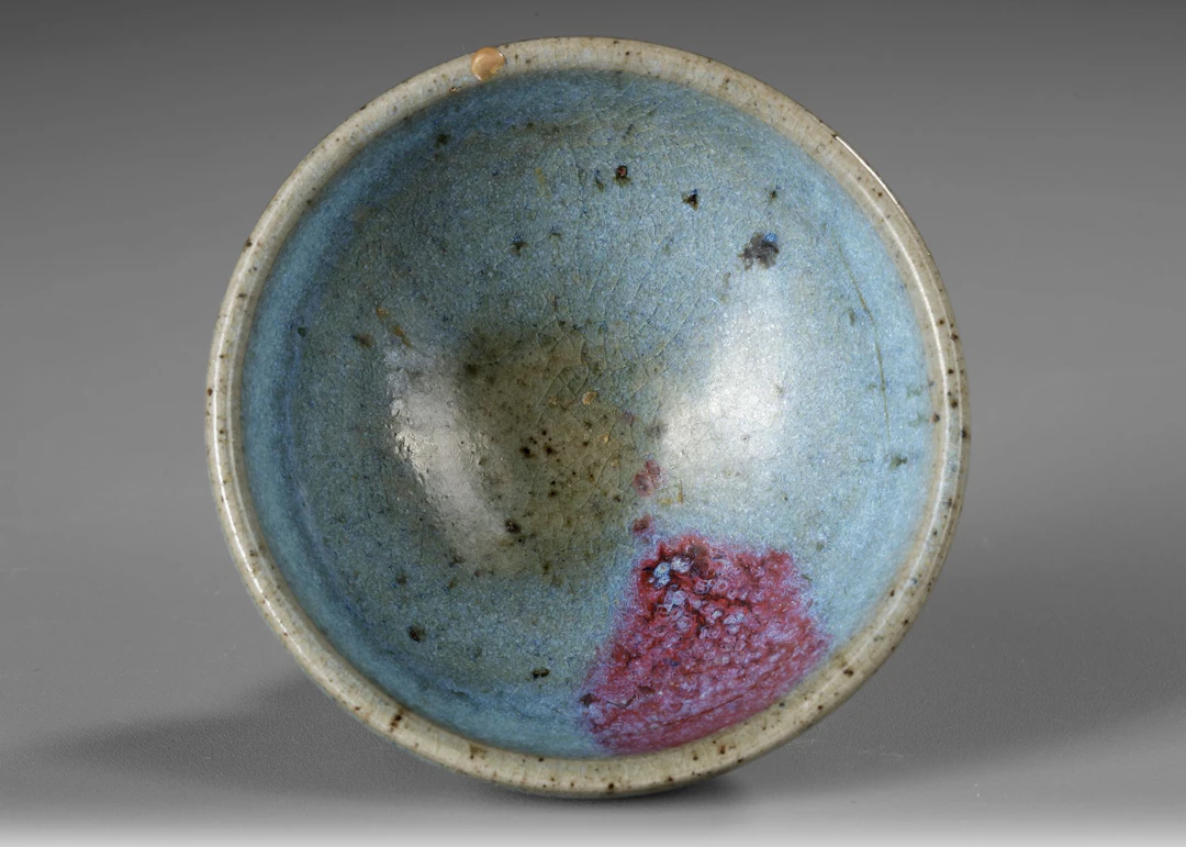 A CHINESE JUNYAO PURPLE-SPLASHED BOWL, YUAN DYNASTY (1279-1368)
