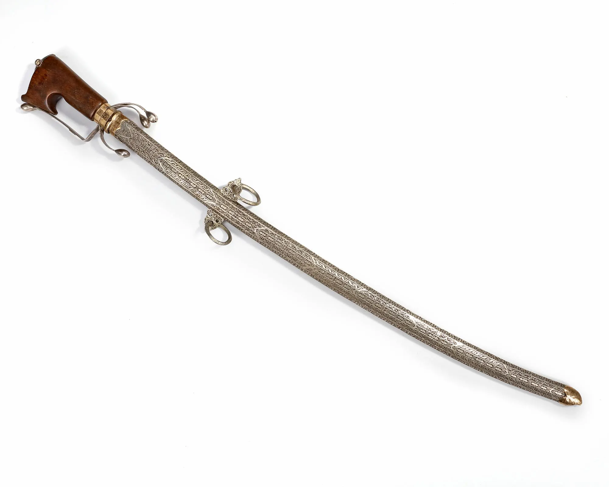 A SILVER SWORD, MOROCCO, 19TH CENTURY