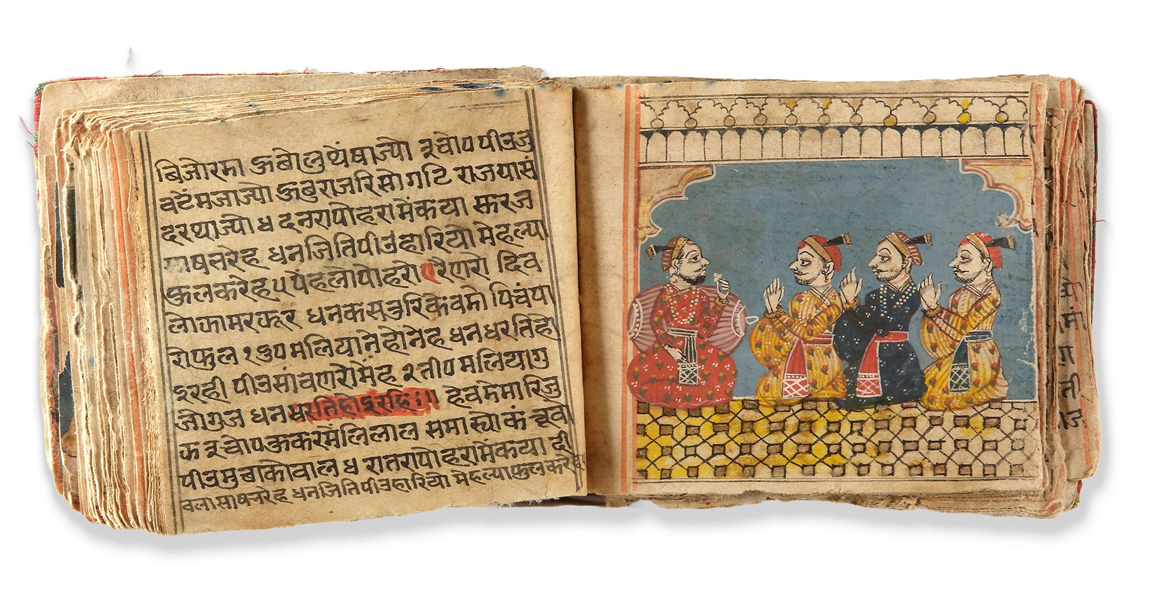 AN ILLUSTRATED BUNDI MANUSCRIPT, RAJASTHAN, NORTH INDIA, 18TH CENTURY
