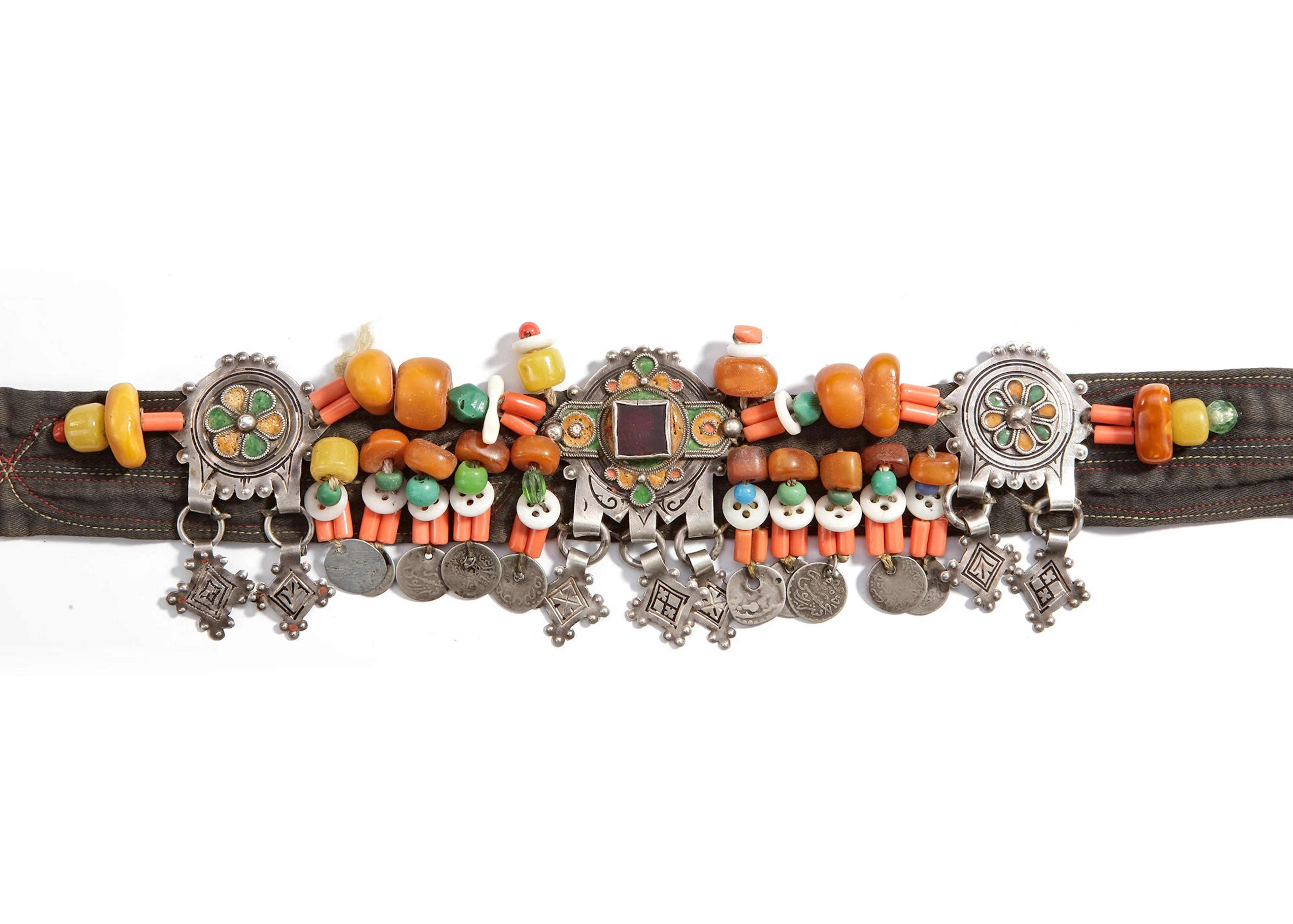 A SILVER BELT, SOUTH MOROCCO, 20TH CENTURY