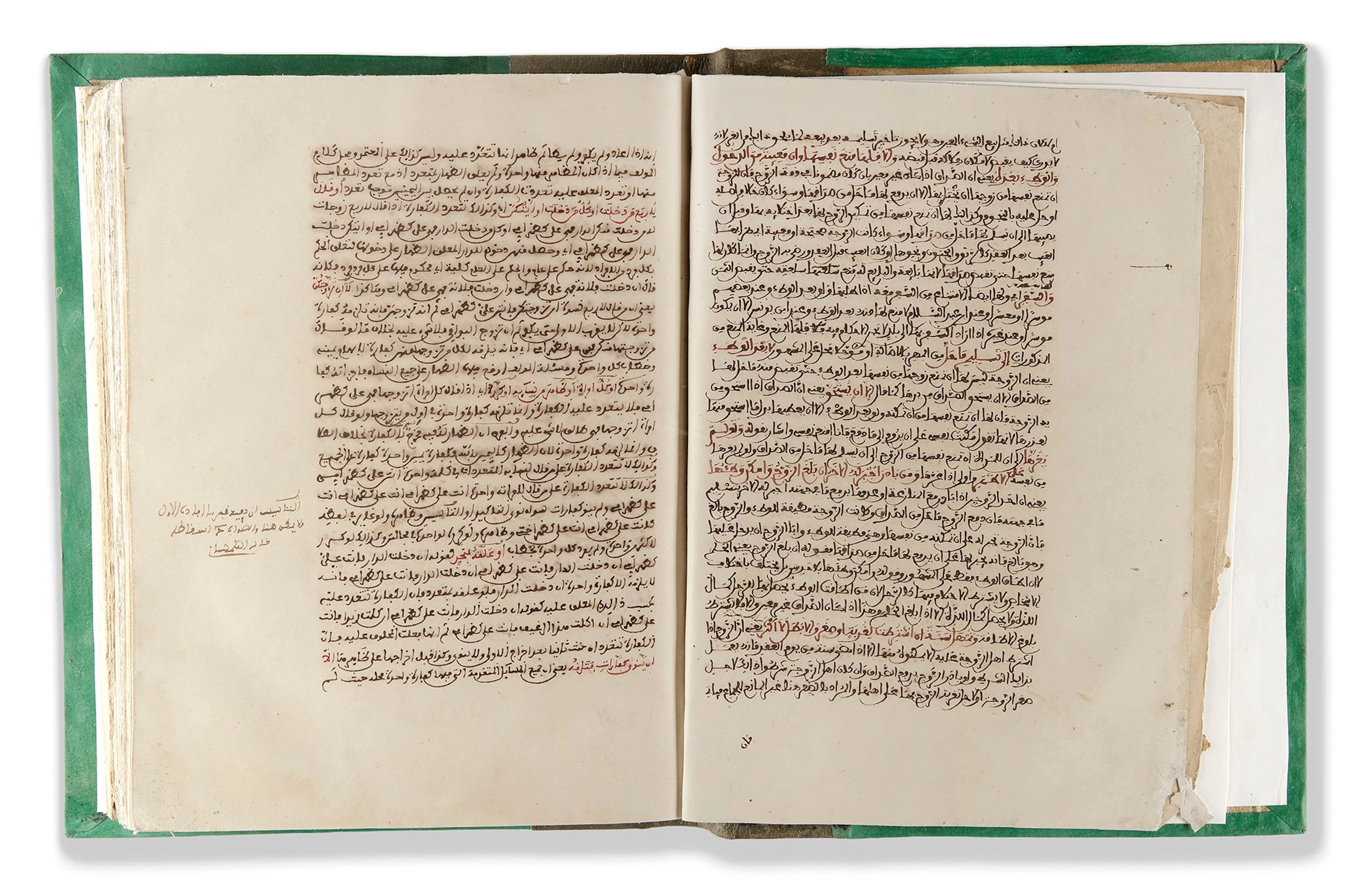 ARABIC MANUSCRIPT IN MAGHRIBI SCRIPT – JURISPRUDENCE, MARRIAGE AND